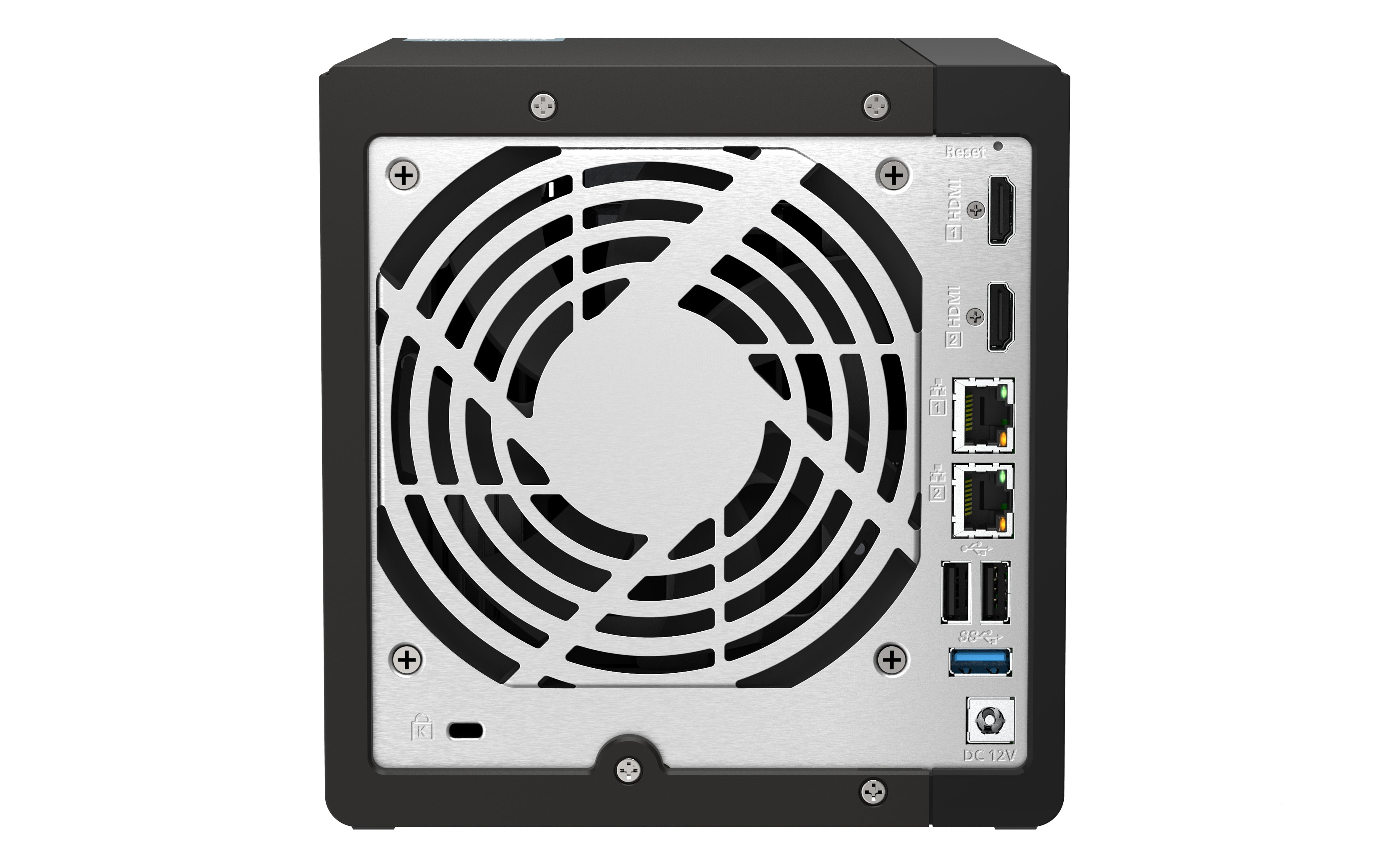 QNAP TS-453E NAS Tower Intel® Celeron® J6412 8 Go 0 To QNAP QTS Noir