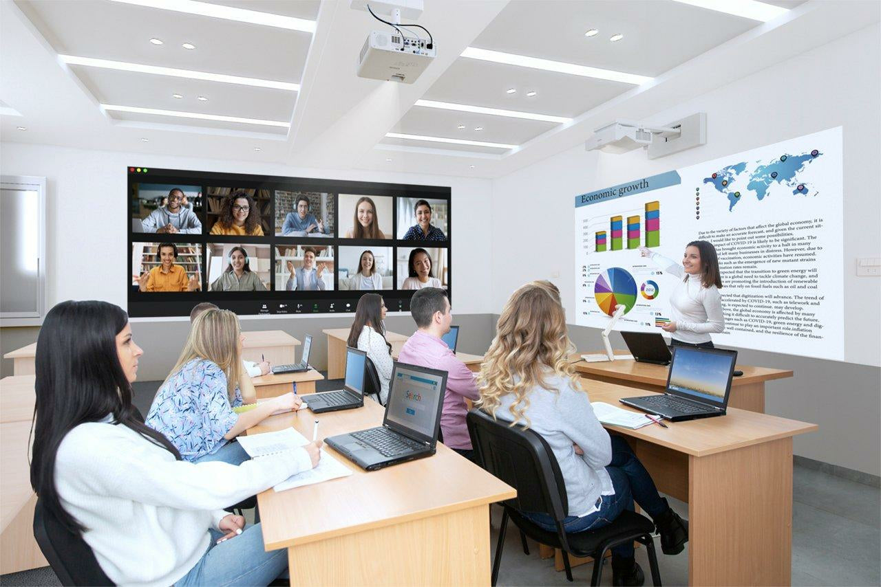 Epson V12HB09080 caméra de documents Blanc 25,4 / 3,2 mm (1 / 3.2") CMOS USB/HDMI/Wi-Fi