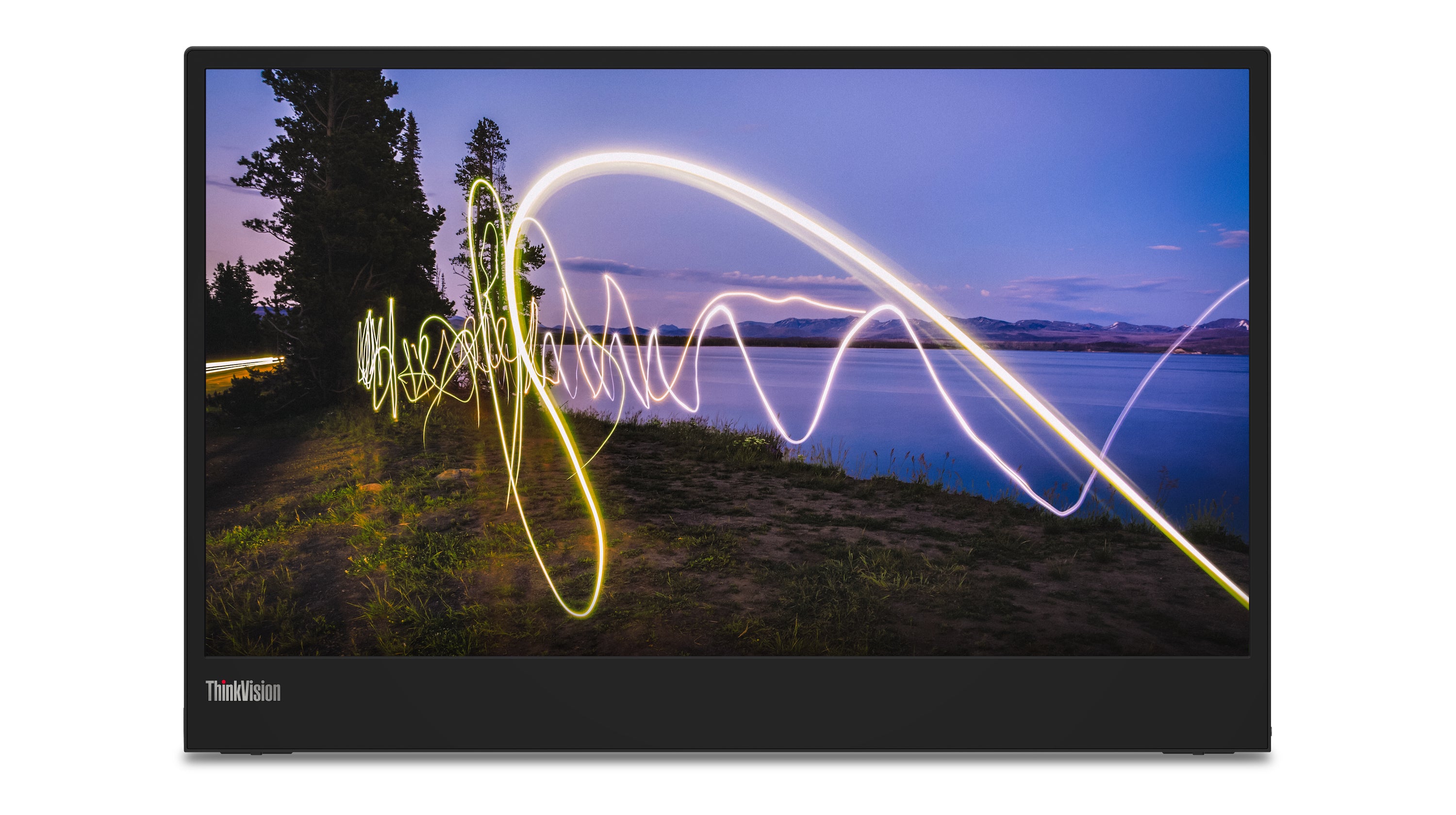 Lenovo ThinkVision M15 LED display 39,6 cm (15.6") 1920 x 1080 pixels Full HD Noir
