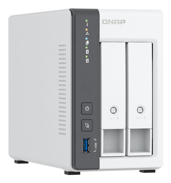 QNAP TS-216G serveur de stockage NAS Tower Cortex-A Cortex-A55 4 Go HDD Blanc