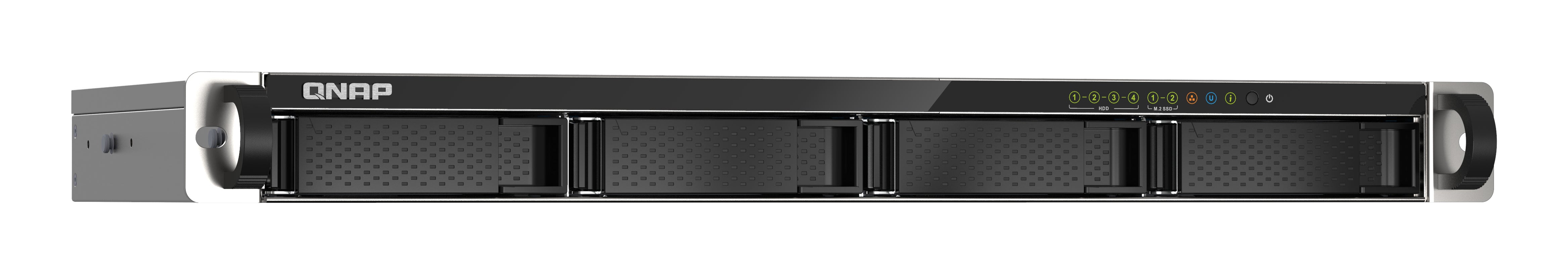 QNAP TS-435XEU NAS Rack (1 U) Marvell CN9131 4 Go DDR4 0 To QNAP QTS Noir, Gris