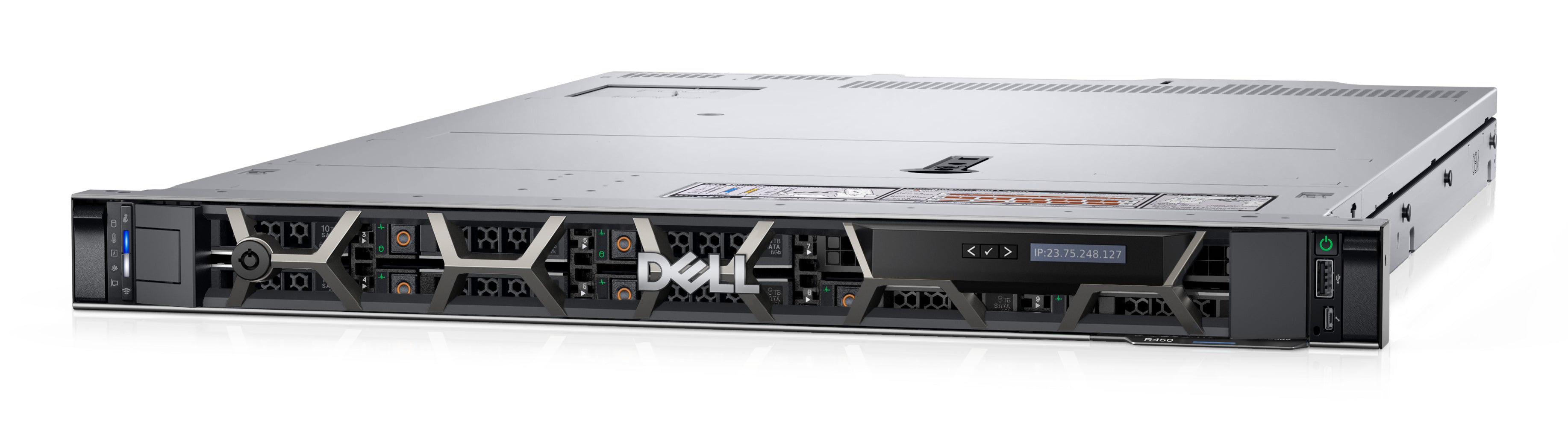 DELL PowerEdge R450 serveur 480 Go Rack (1 U) Intel® Xeon® Silver 4314 2,4 GHz 16 Go DDR4-SDRAM 1100 W