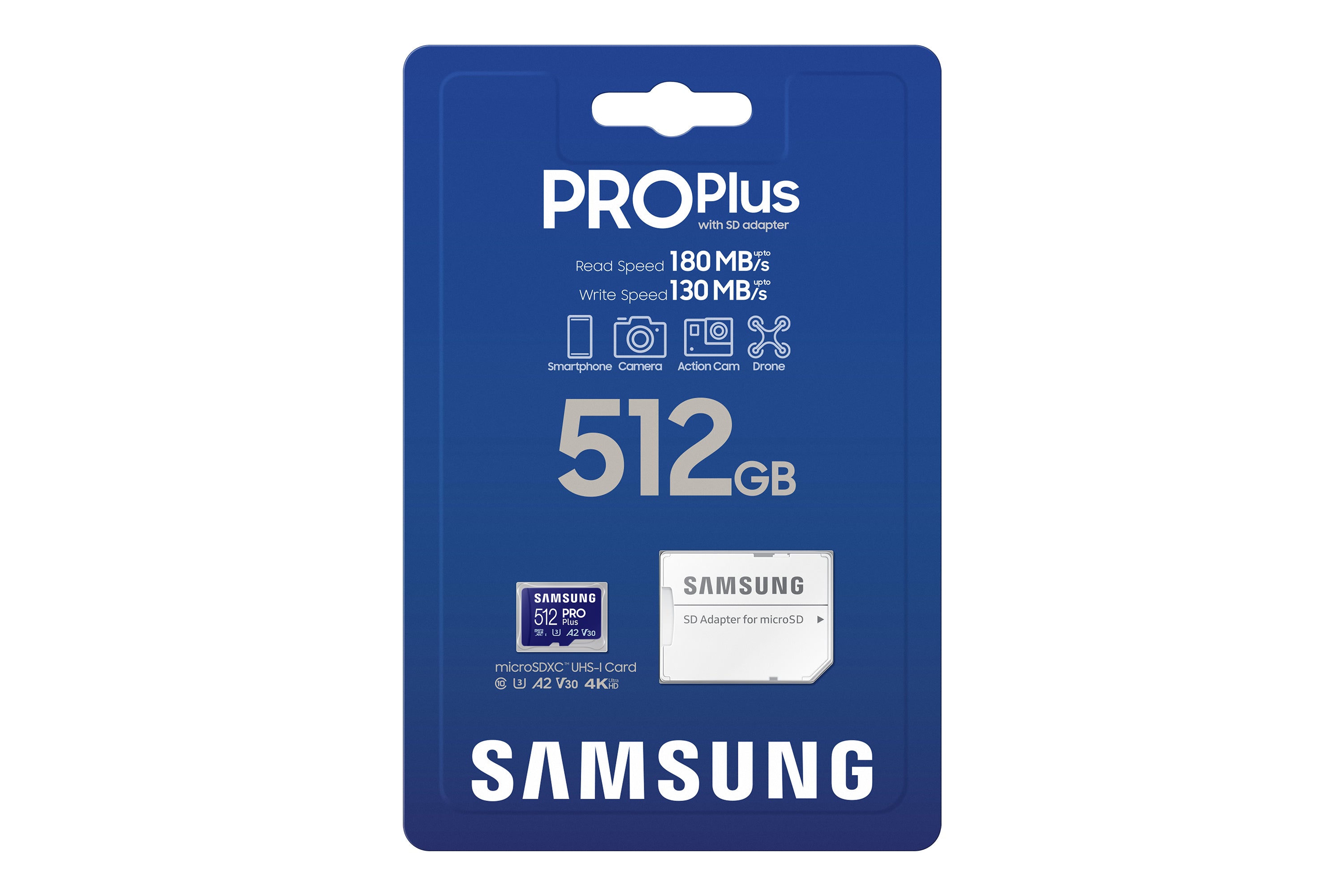 Samsung MB-MD512SA/EU mémoire flash 512 Go MicroSDXC UHS-I Classe 10