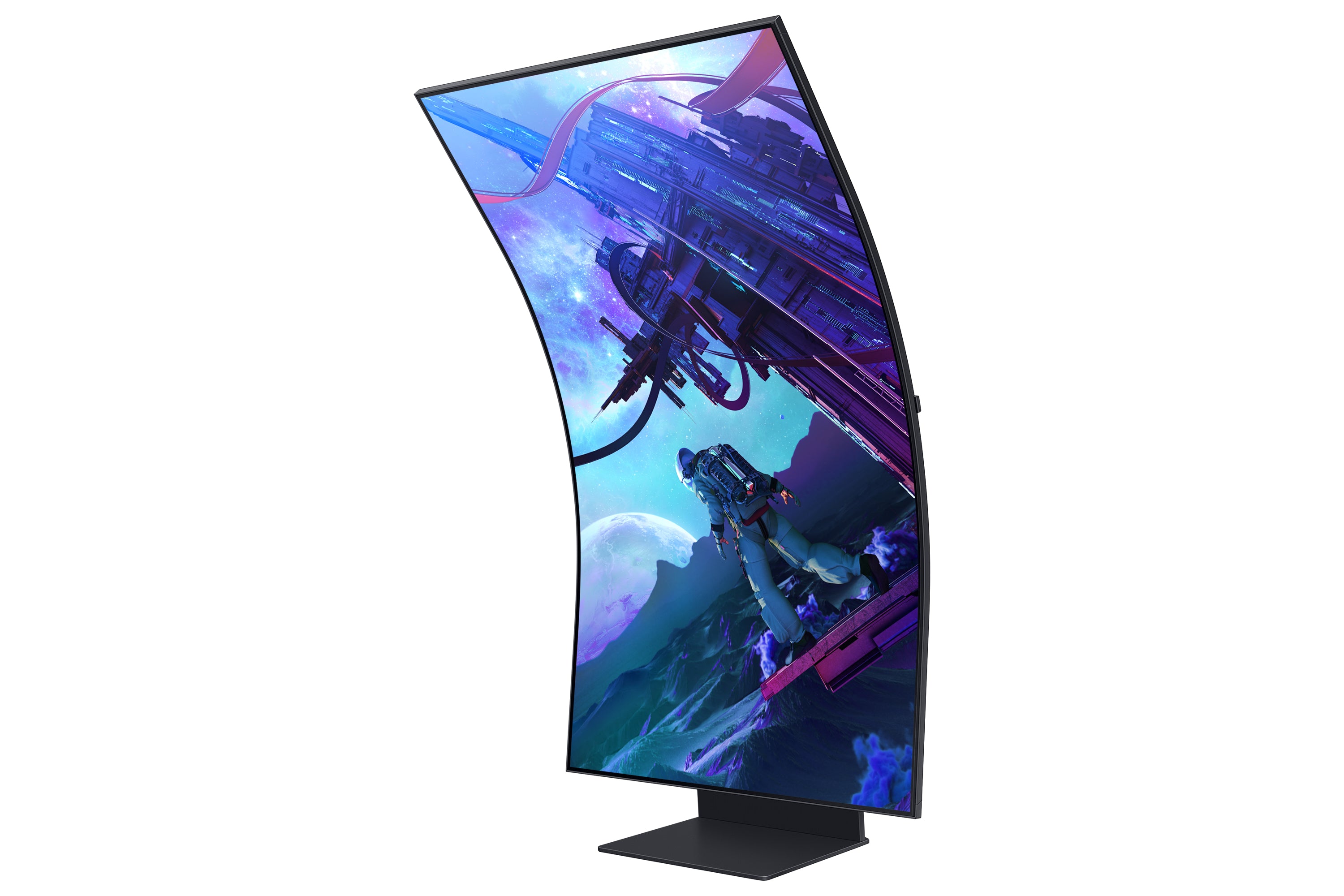 Samsung G97NC écran plat de PC 139,7 cm (55") 3840 x 2160 pixels 4K Ultra HD LED Noir
