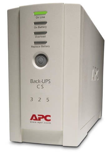 APC Back-UPS CS 325 w/o SW alimentation d'énergie non interruptible 0,325 kVA 210 W