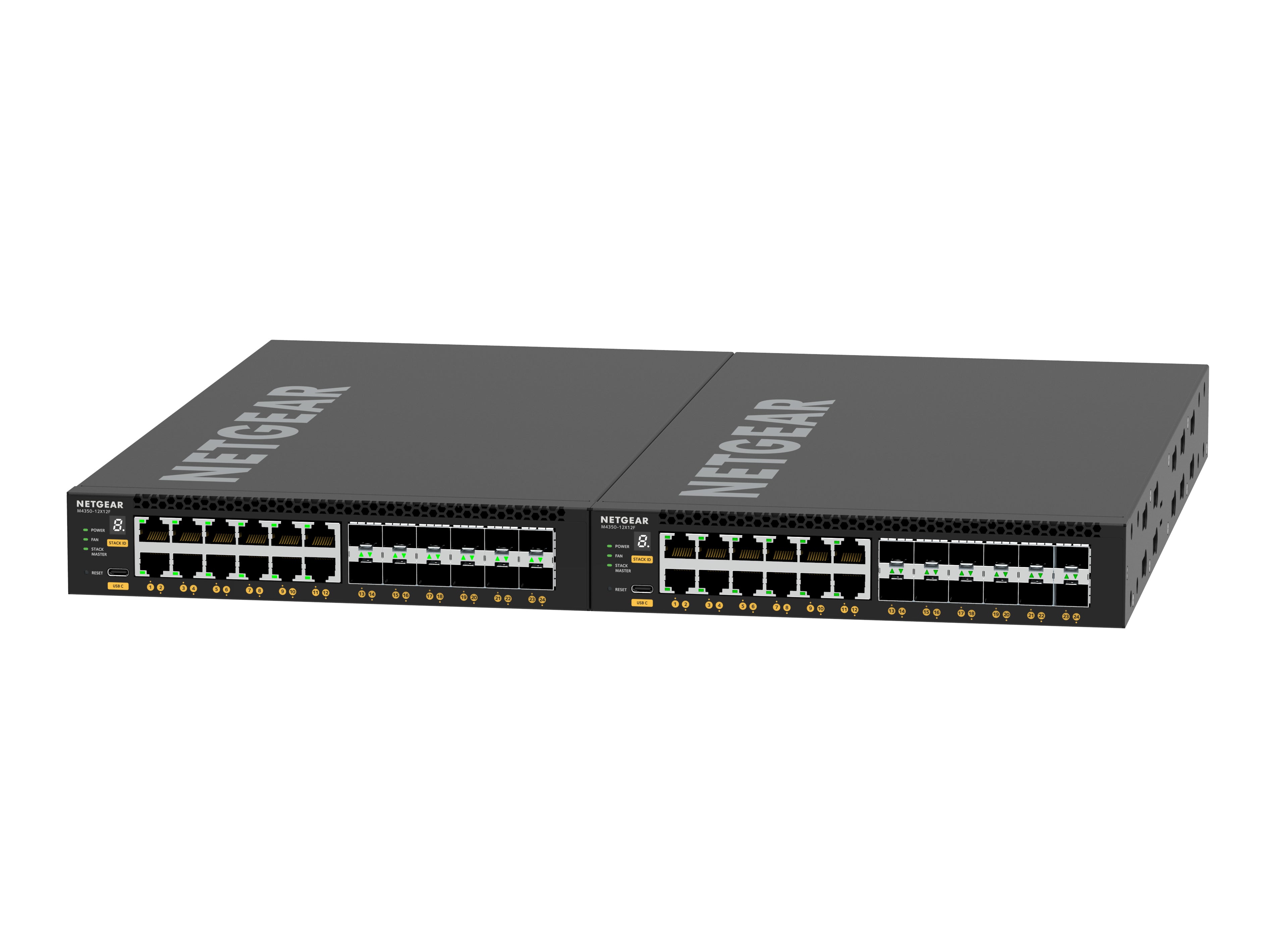 NETGEAR M4350-12X12F Géré L3 10G Ethernet (100/1000/10000) 1U Noir
