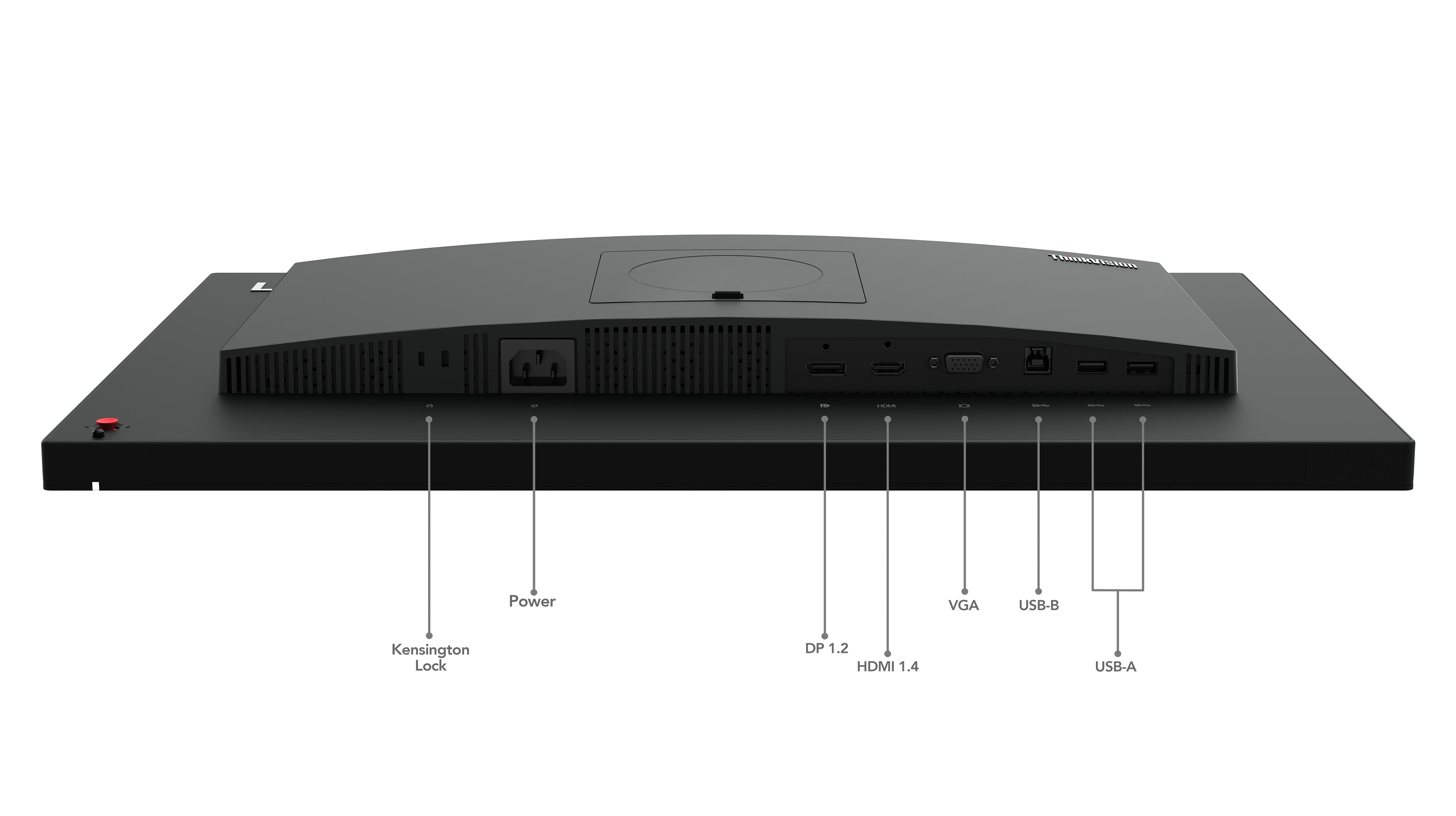 Lenovo ThinkVision T24v-30 LED display 60,5 cm (23.8") 1920 x 1080 pixels Full HD Noir