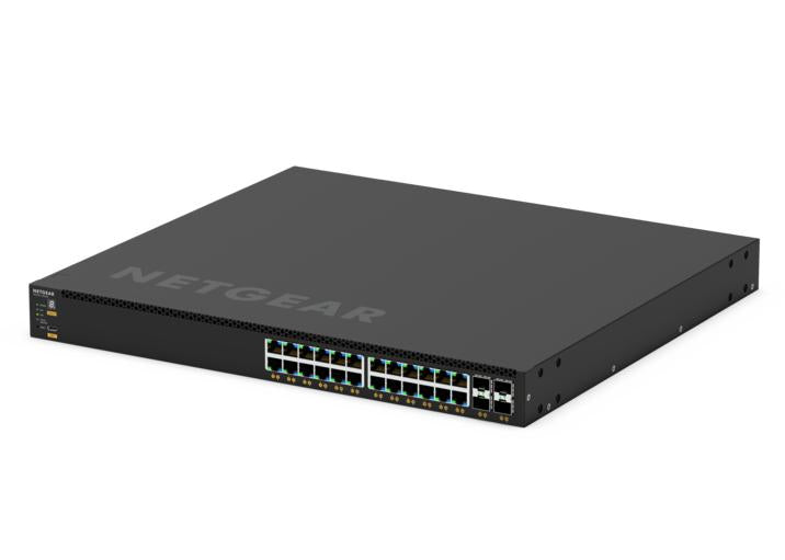 NETGEAR GSM4328-100AJS Géré L3 Gigabit Ethernet (10/100/1000) Connexion Ethernet, supportant l'alimentation via ce port (PoE) 1U Noir