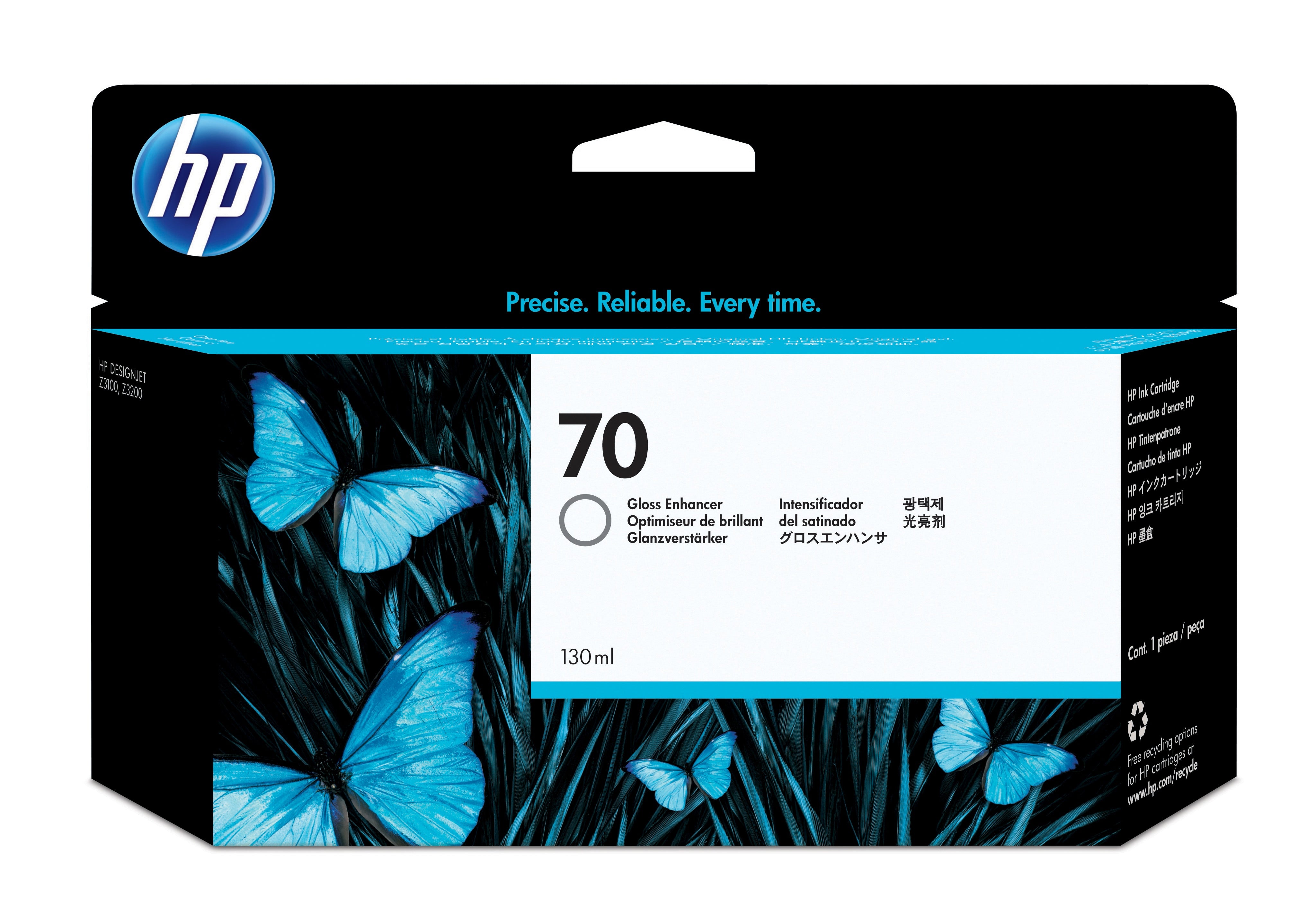 HP 70 cartouche d'encre optimisateur de brillant DesignJet, 130-ml