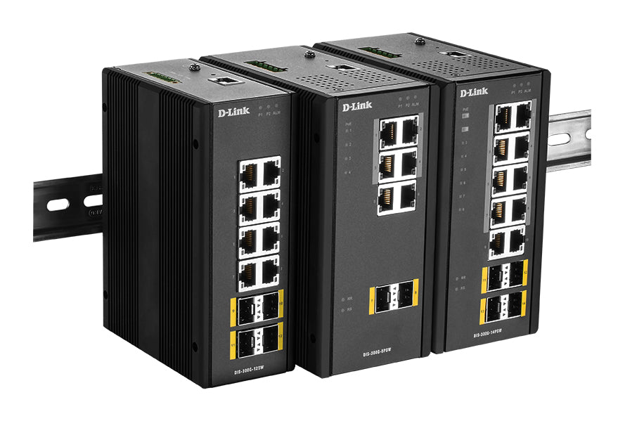 D-Link DIS‑300G‑14PSW Géré L2 Gigabit Ethernet (10/100/1000) Connexion Ethernet, supportant l'alimentation via ce port (PoE) Noir