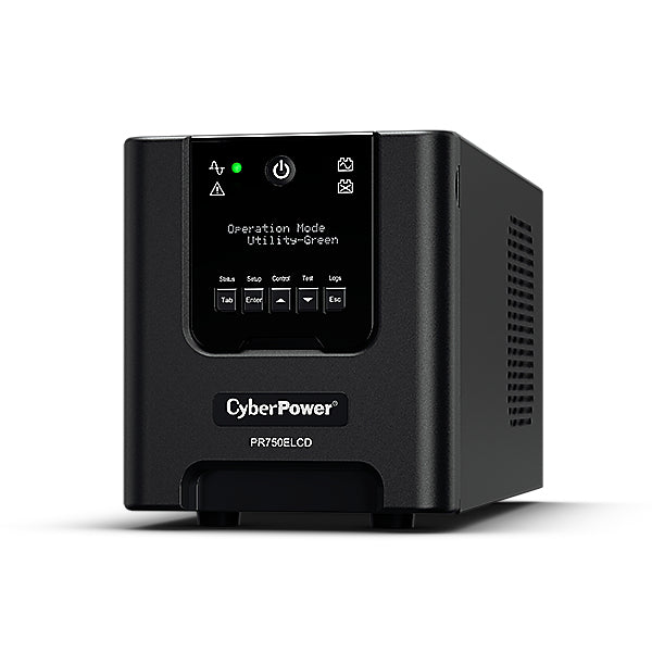 CyberPower PR750ELCD alimentation d'énergie non interruptible Interactivité de ligne 0,75 kVA 675 W 6 sortie(s) CA