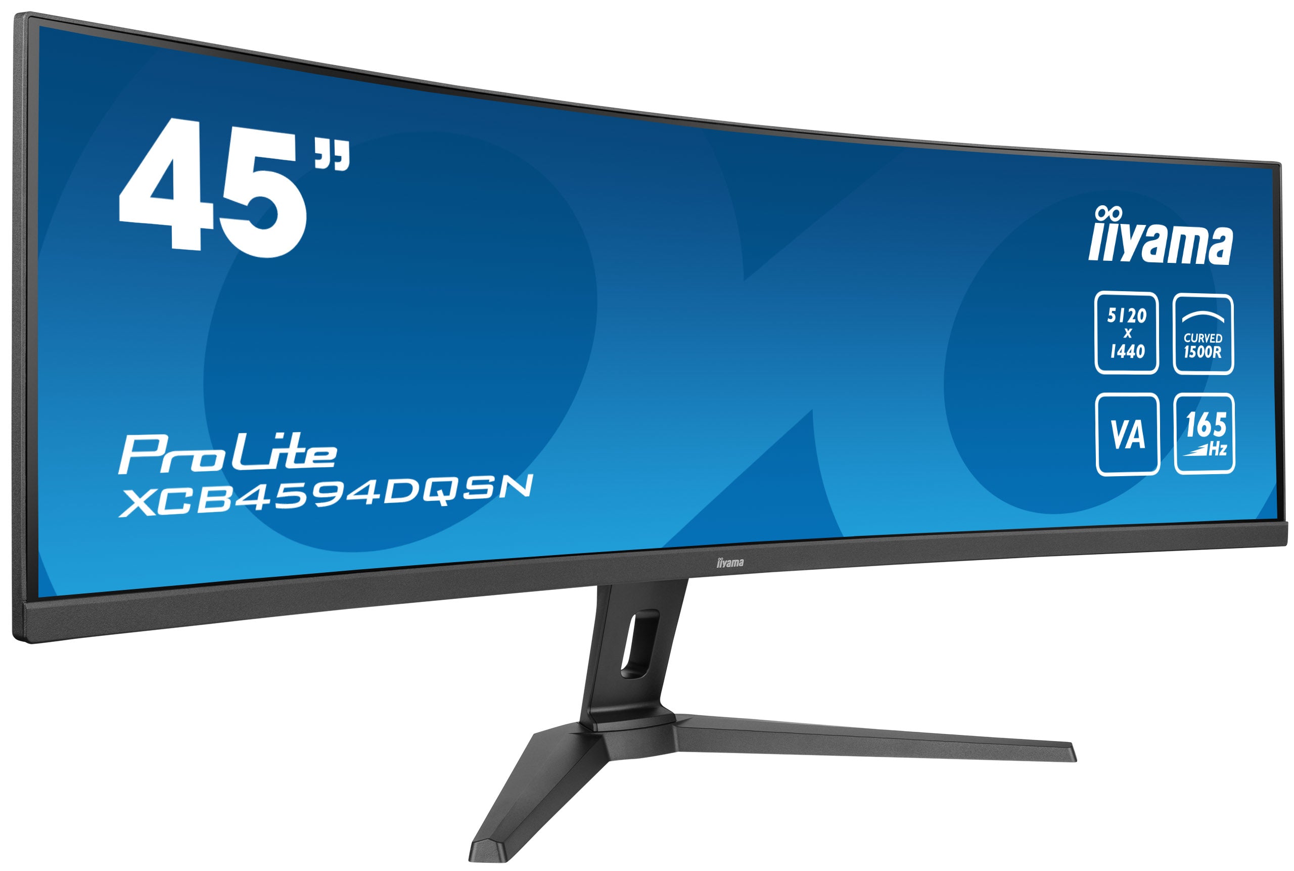 iiyama G-MASTER 45"LCD Curved Bus. UWQHD écran plat de PC 114,3 cm (45") 5120 x 1440 pixels Dual QHD LED Noir