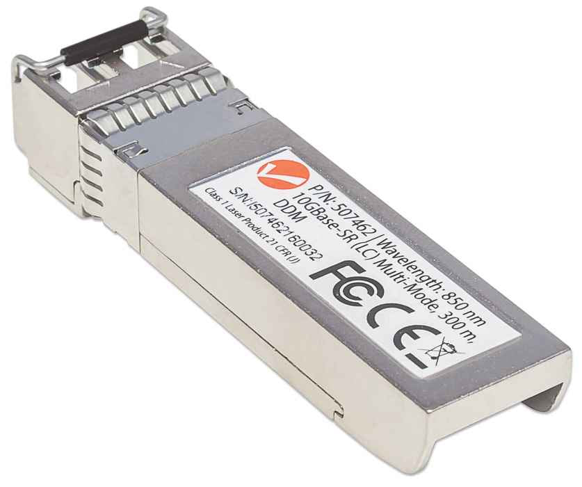 Intellinet 507462 module émetteur-récepteur de réseau Fibre optique 11100 Mbit/s SFP+ 850 nm