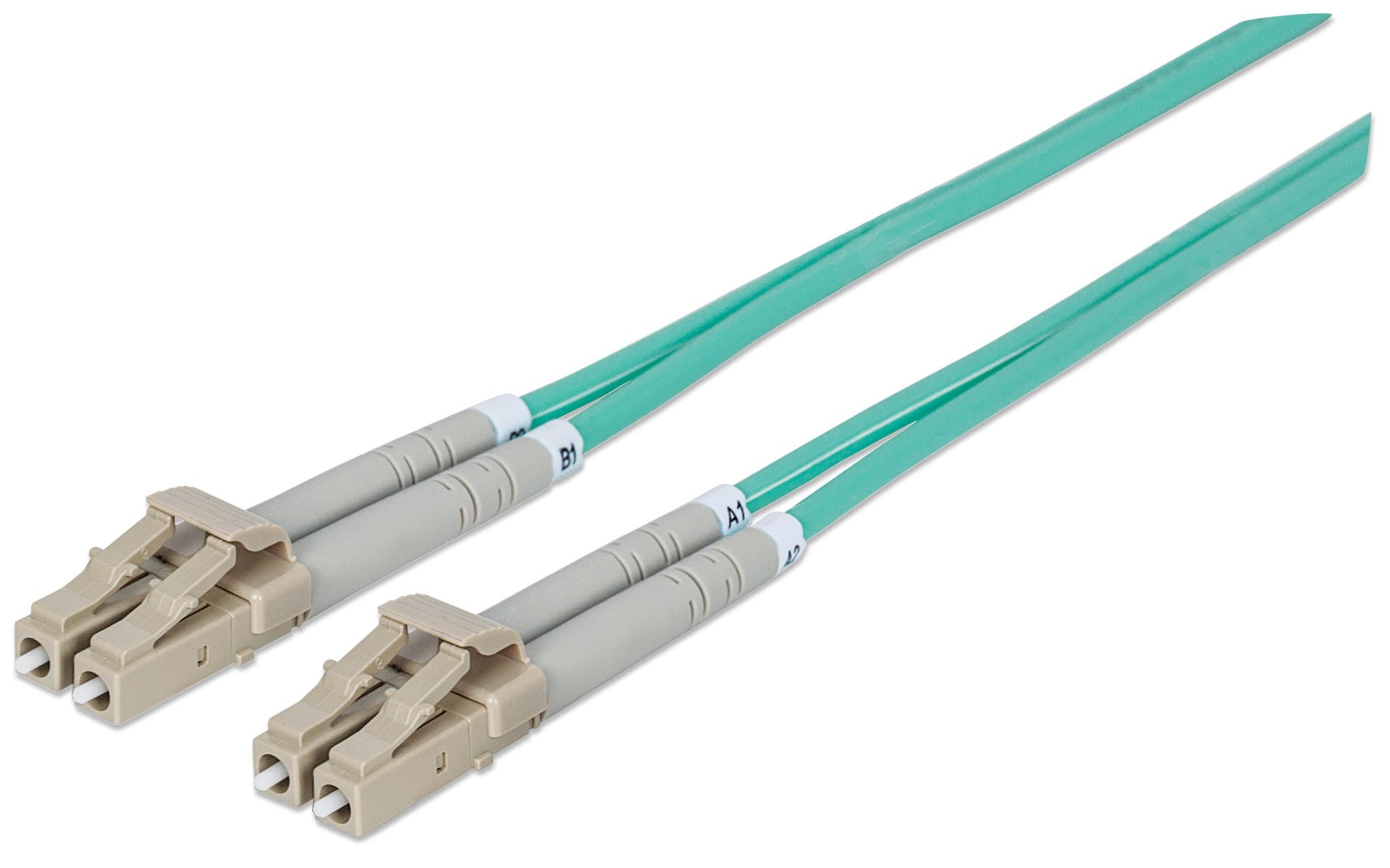Intellinet 750080 câble InfiniBand et à fibres optiques 5 m LC Couleur aqua