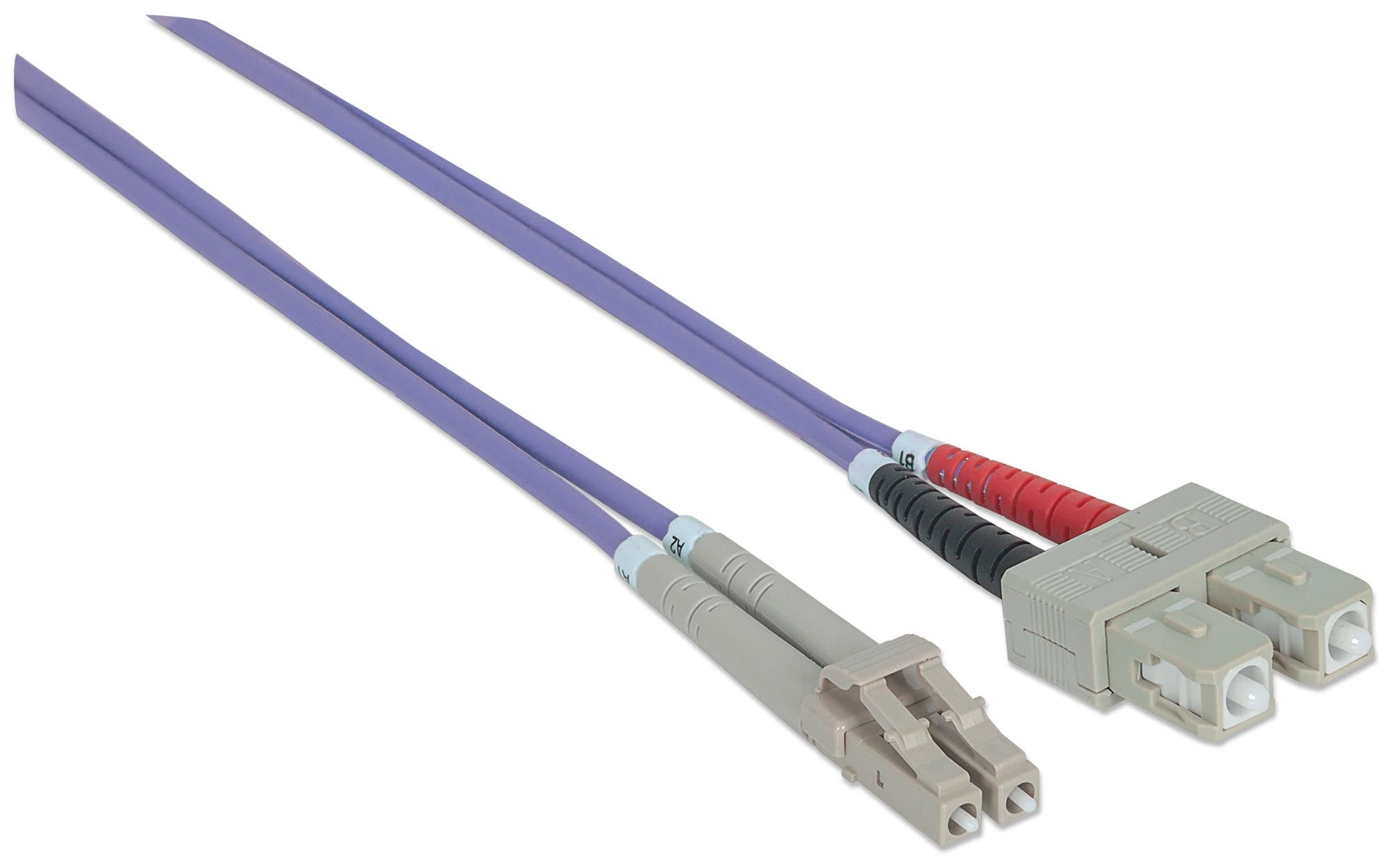 Intellinet 750936 câble InfiniBand et à fibres optiques 3 m LC SC Violet