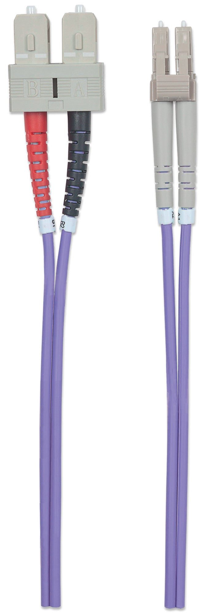 Intellinet 750936 câble InfiniBand et à fibres optiques 3 m LC SC Violet