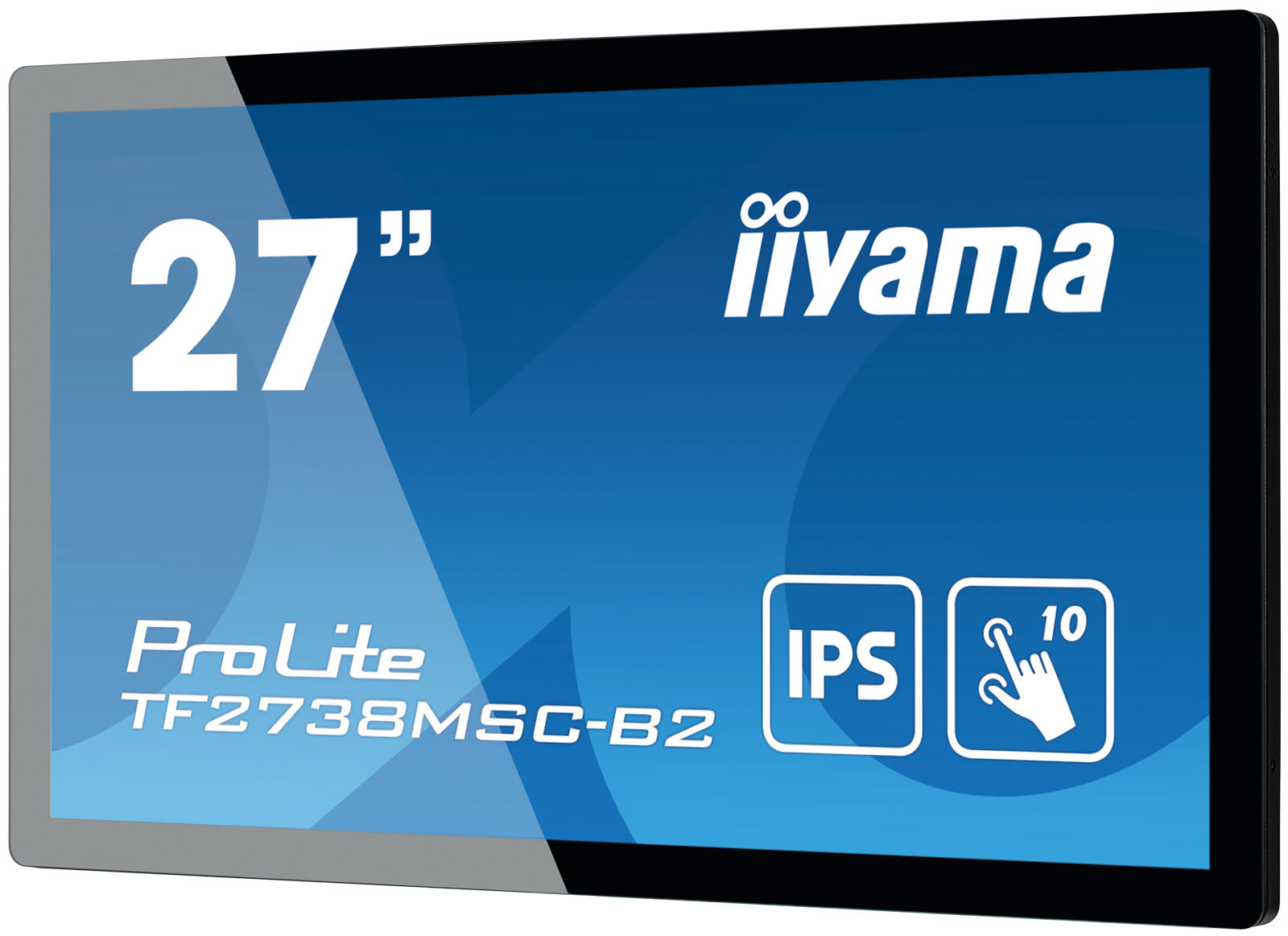 iiyama ProLite TF2738MSC-B2 écran plat de PC 68,6 cm (27") 1920 x 1080 pixels Full HD LED Écran tactile Multi-utilisateur Noir