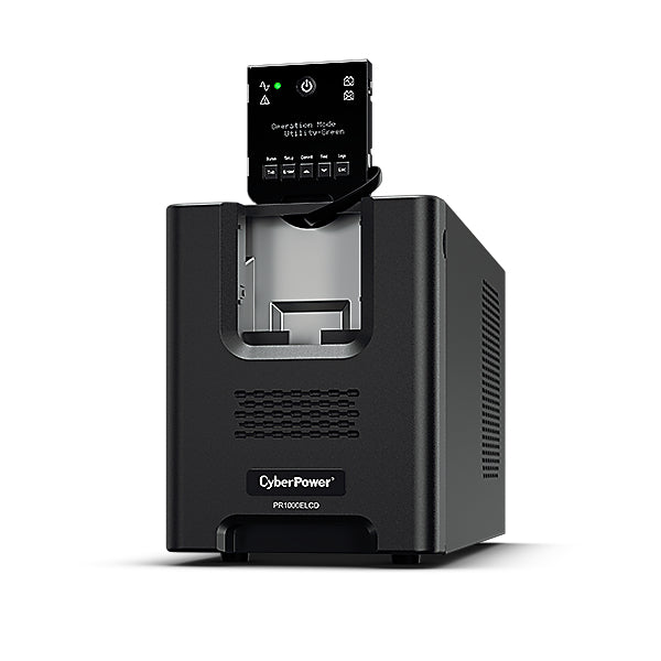 CyberPower PR1000ELCD alimentation d'énergie non interruptible Interactivité de ligne 1 kVA 900 W 8 sortie(s) CA
