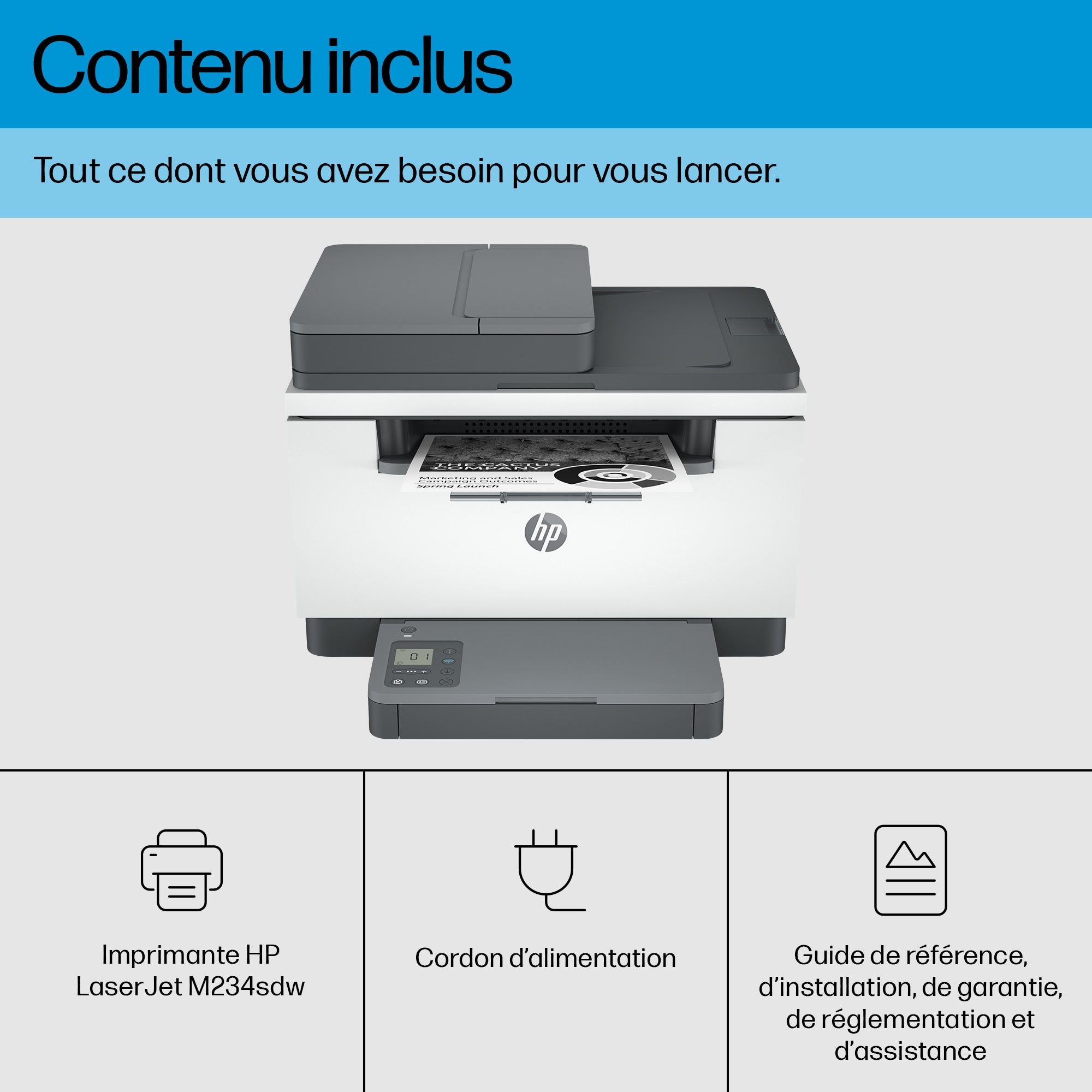 HP LaserJet Imprimante multifonction M234sdw