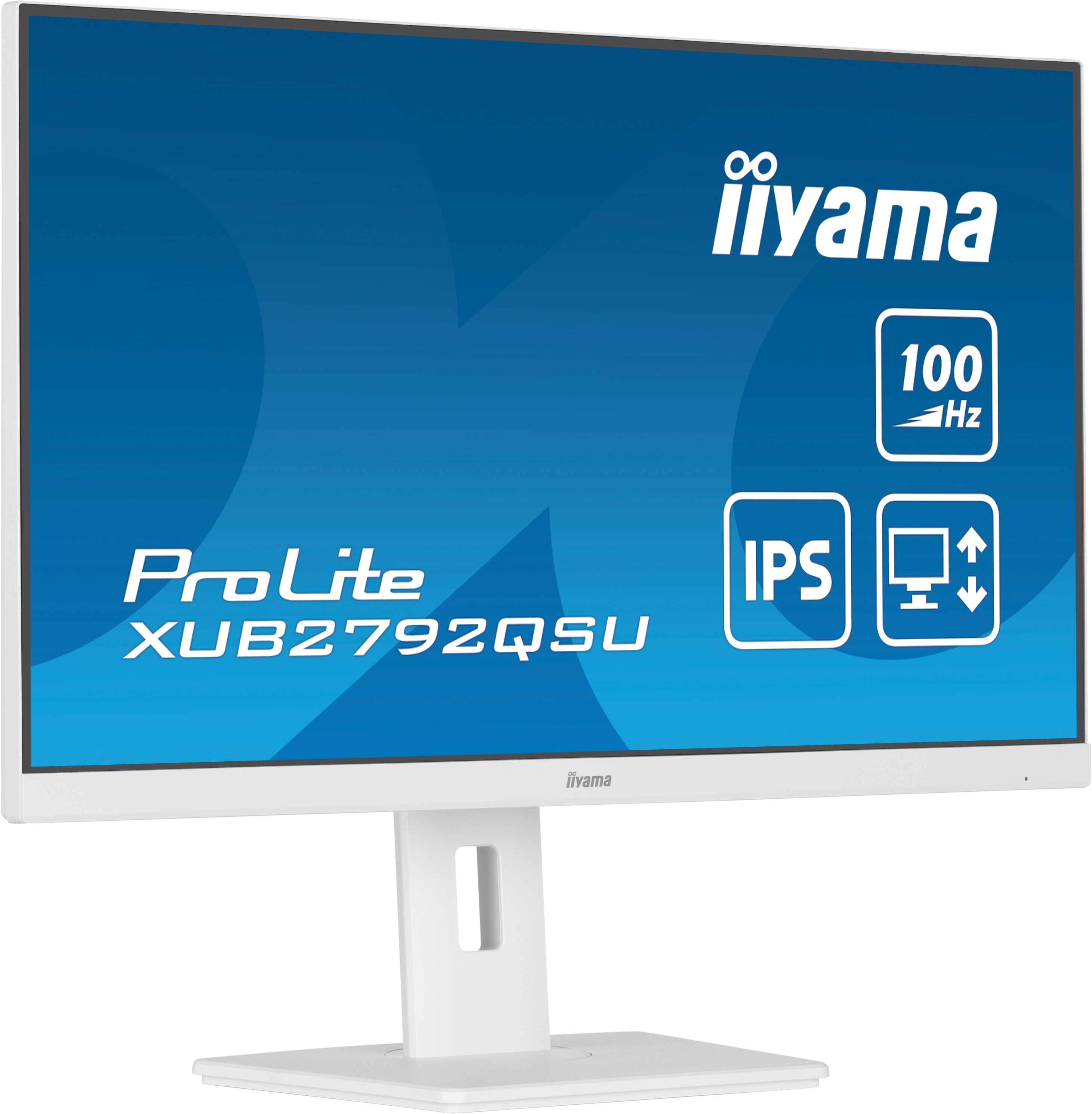 iiyama ProLite XUB2792QSU-W6 écran plat de PC 68,6 cm (27") 2560 x 1440 pixels Quad HD LED Blanc