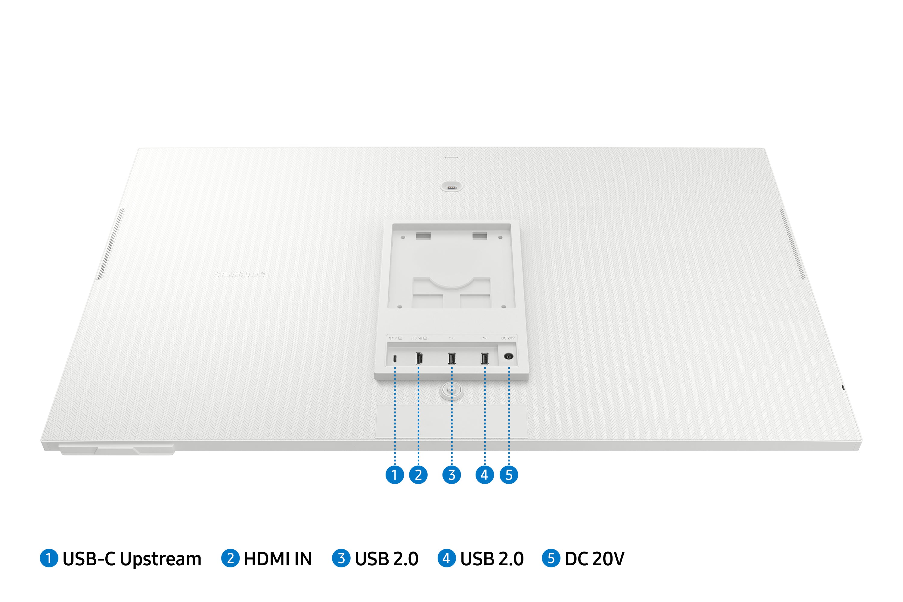 Samsung M70C écran plat de PC 81,3 cm (32") 3840 x 2160 pixels 4K Ultra HD LED Blanc