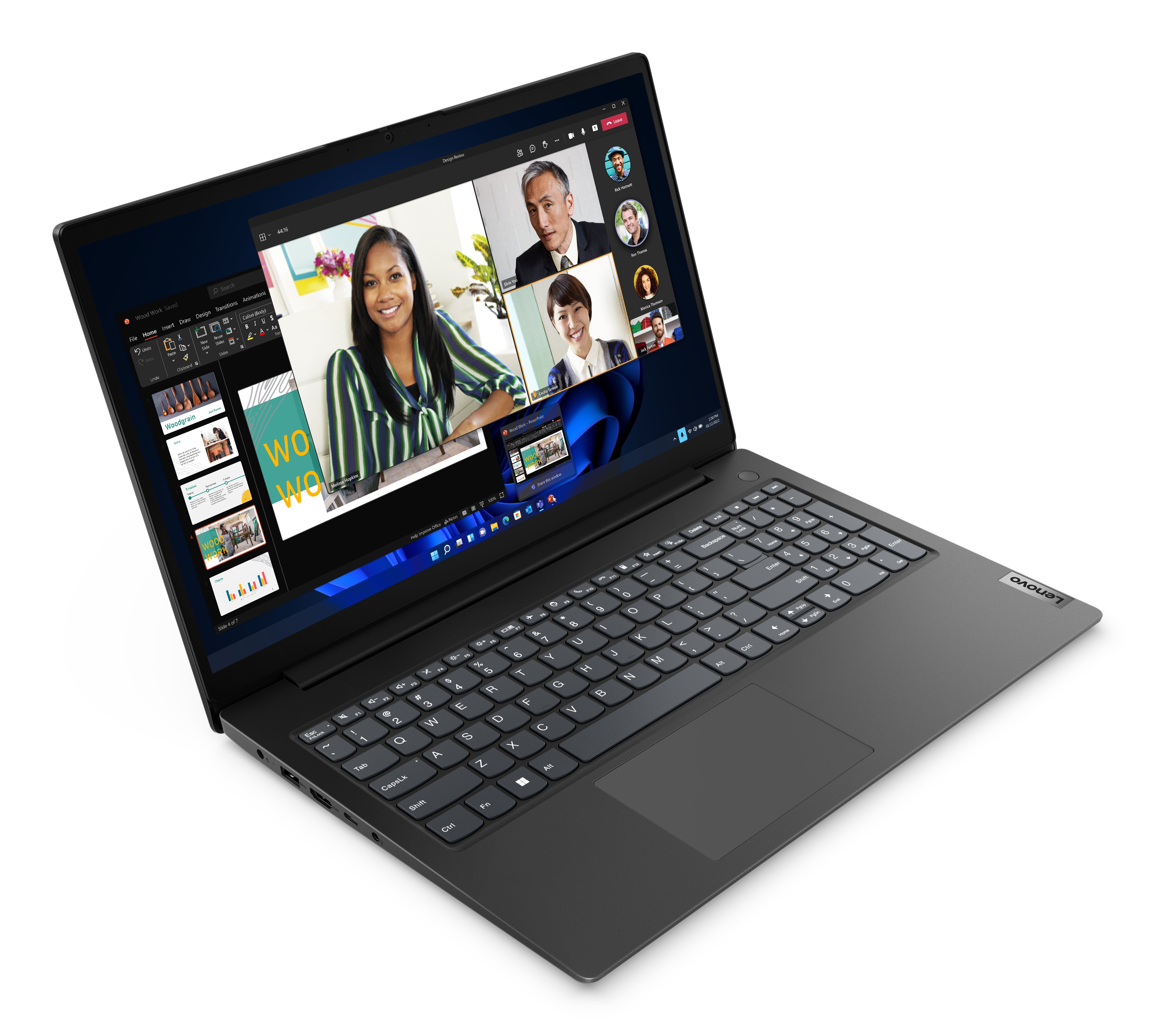 Lenovo V15 G4 IRU Intel® Core™ i5 i5-13420H Ordinateur portable 39,6 cm (15.6") Full HD 8 Go DDR4-SDRAM 256 Go SSD Wi-Fi 5 (802.11ac) Windows 11 Pro Anglais Noir