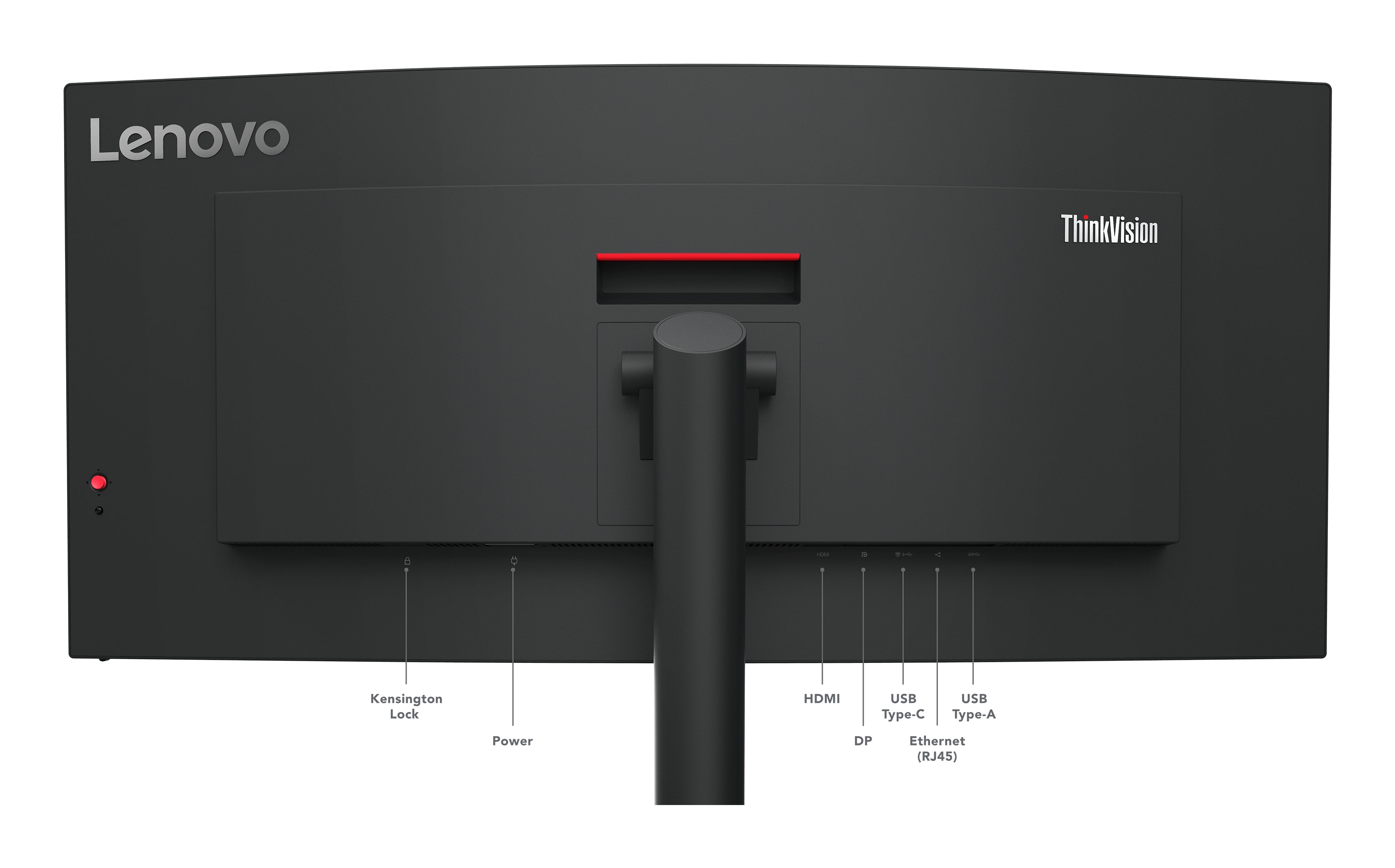 Lenovo ThinkVision T34w-30 LED display 86,4 cm (34") 3440 x 1440 pixels Wide Quad HD Noir