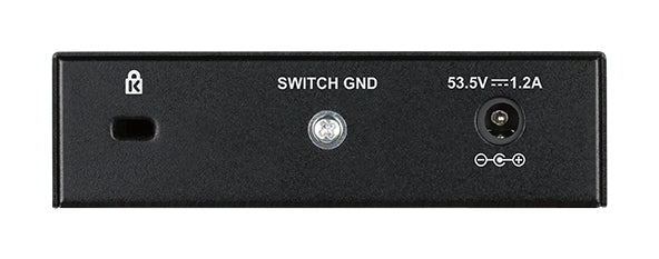 D-Link DGS-1005P/E commutateur réseau Non-géré Gigabit Ethernet (10/100/1000) Connexion Ethernet, supportant l'alimentation via ce port (PoE) Noir