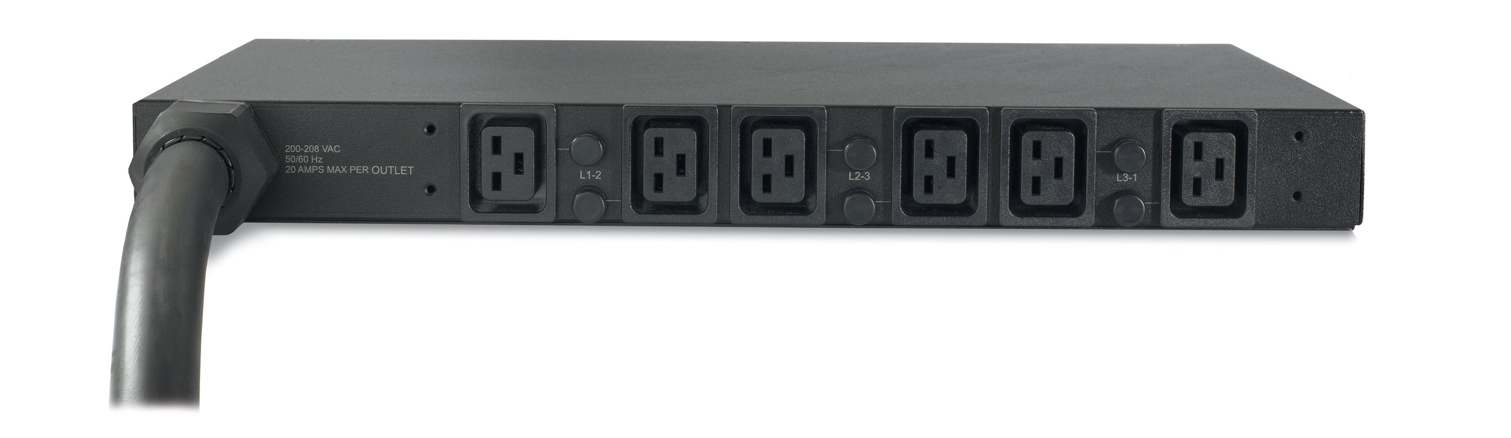 APC , Rack PDU, Basic, 1U, 22kW, 400V, (6) C19