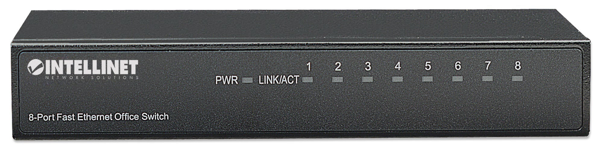 Intellinet 8-Port Fast Ethernet Office Switch Fast Ethernet (10/100) Noir