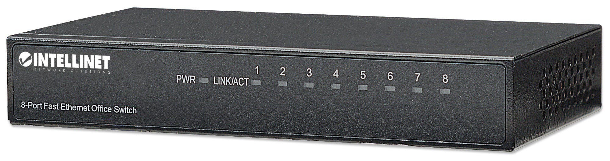 Intellinet 8-Port Fast Ethernet Office Switch Fast Ethernet (10/100) Noir