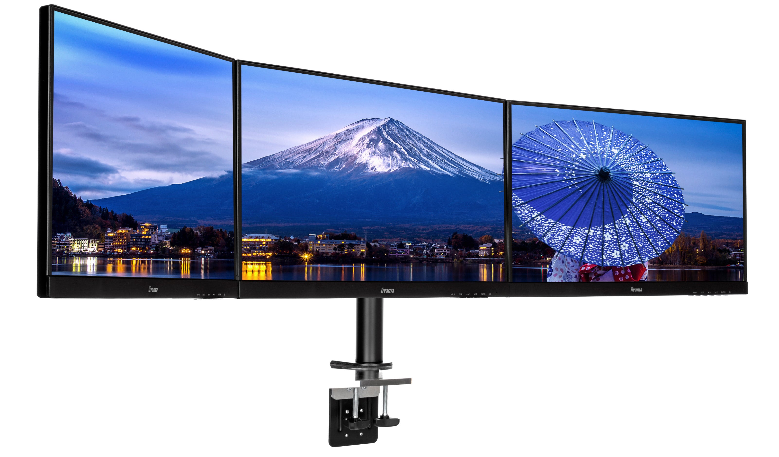 iiyama Desk Mount 68,6 cm (27") Bureau Noir