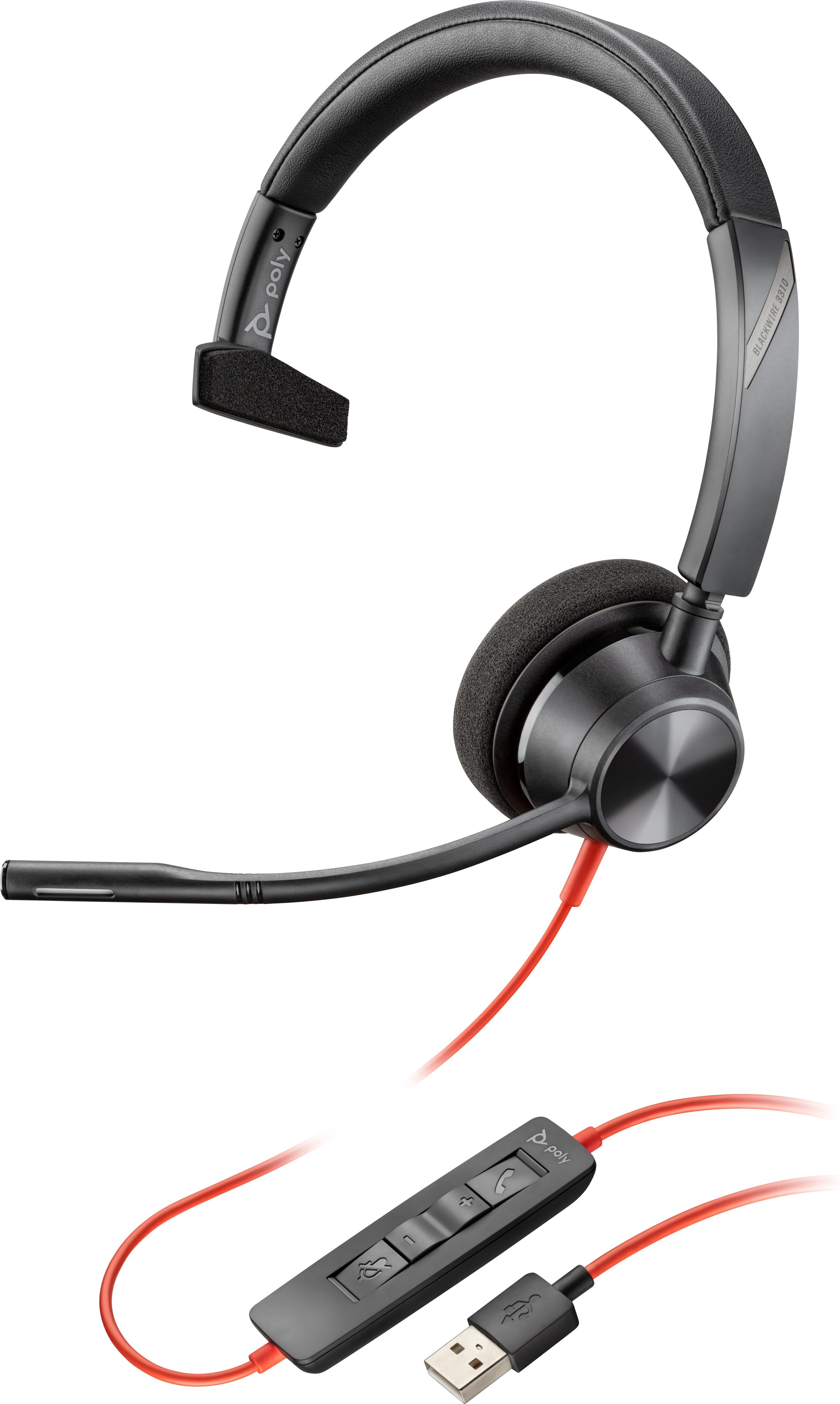POLY Micro-casque Blackwire 5220 stéréo USB-A