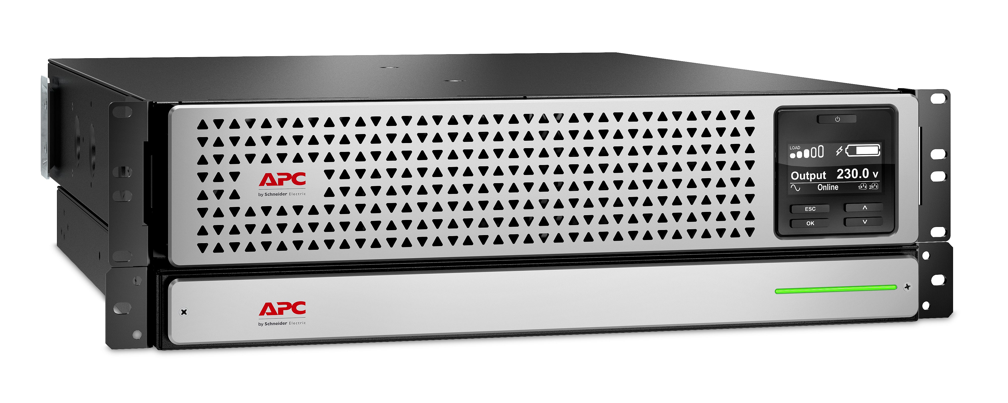 APC SRTL1000RMXLI-NC alimentation d'énergie non interruptible Double-conversion (en ligne) 1 kVA 900 W 8 sortie(s) CA