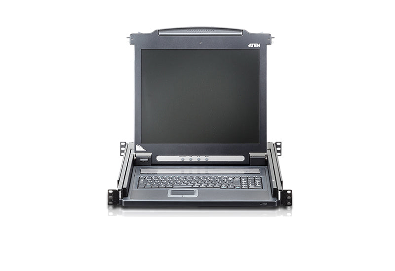ATEN CL1000M-ATA-AG commutateur écran, clavier et souris Grille de montage Noir