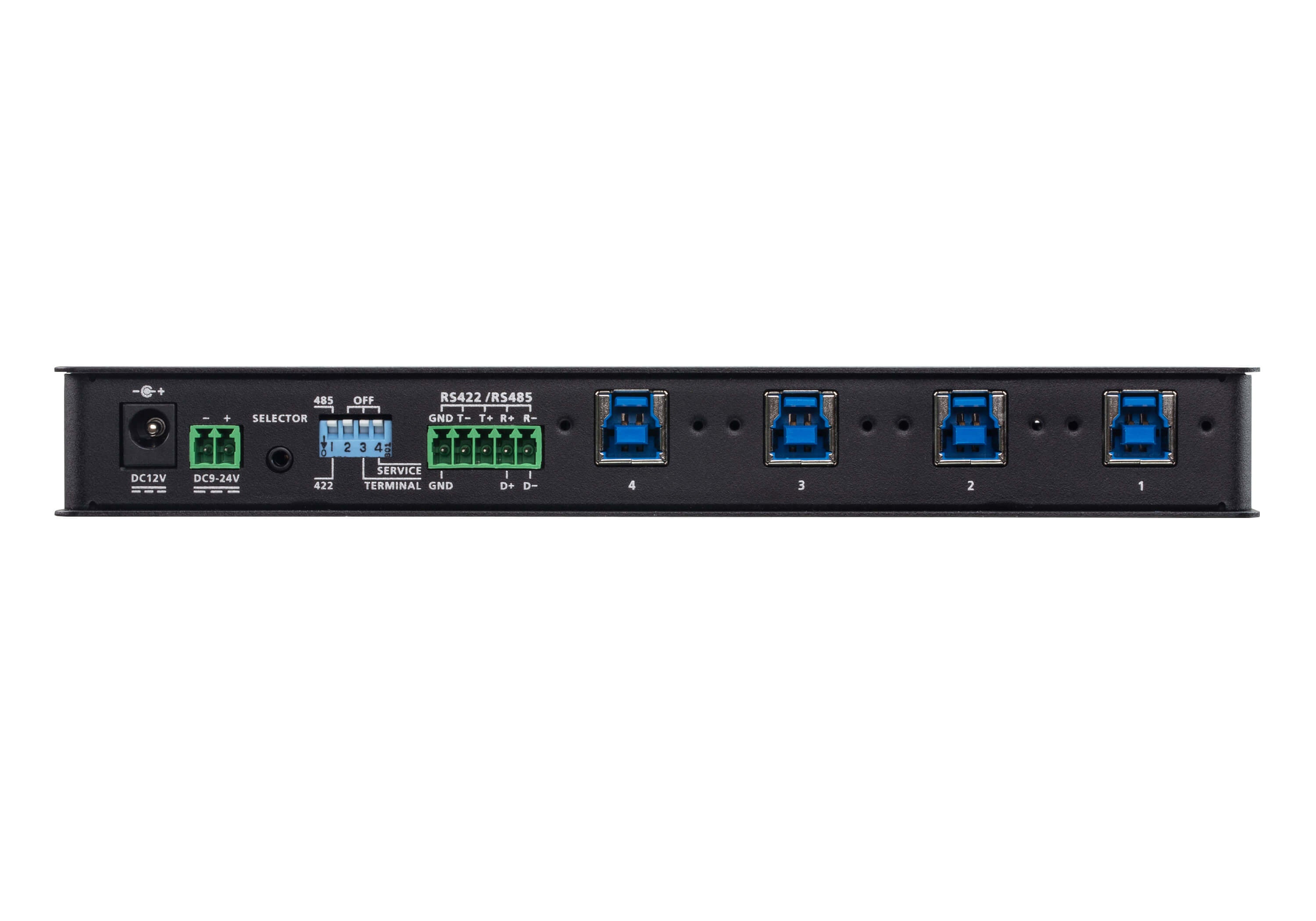 ATEN Commutateur de hub industriel USB 3.2 Gen1 4 x 4
