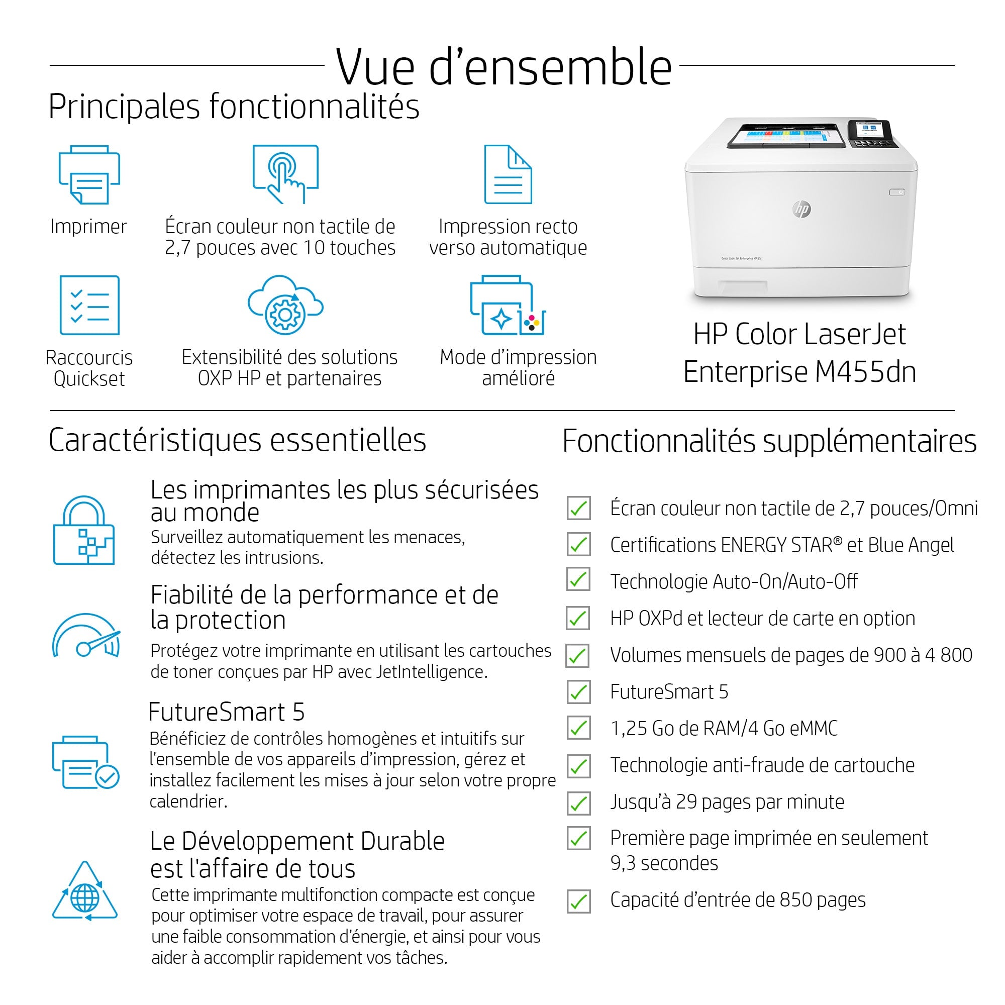 HP Color LaserJet Enterprise M455dn