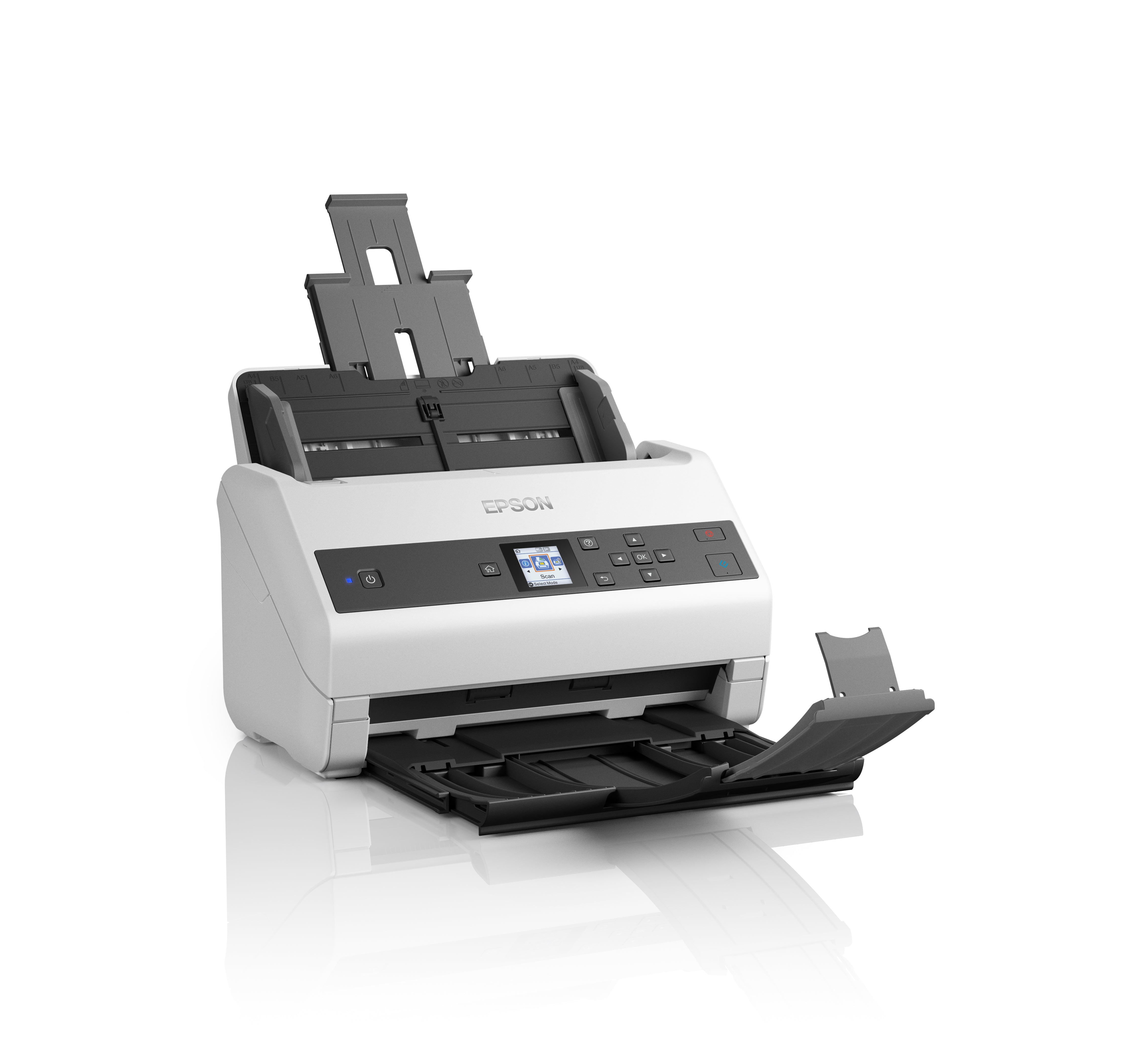 Epson WorkForce DS-870 Alimentation papier de scanner 600 x 600 DPI A4 Gris, Blanc