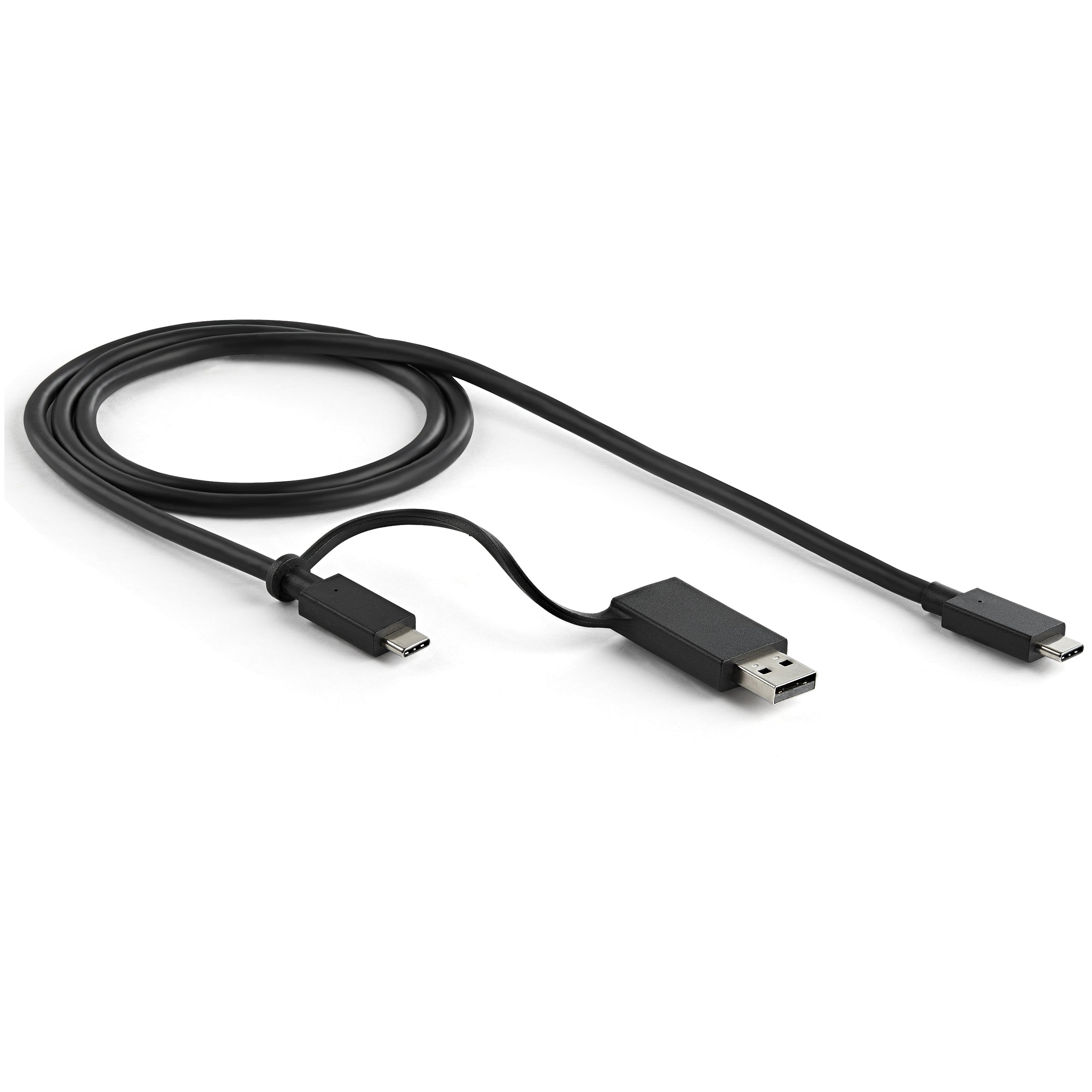 StarTech.com Station d'Accueil Universelle pour Ordinateur Portable, Station d'Accueil Hybride USB-C & USB-A, Dual 4K DP & HDMI, 100W PD, Mac / Windows / Chrome OS, 4x USB 5Gbps Hub, GbE