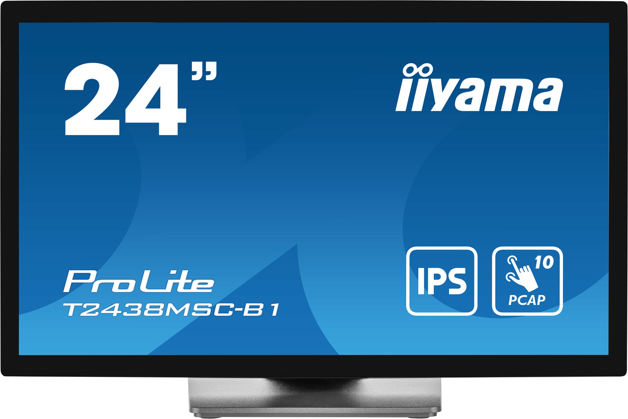 iiyama ProLite T2438MSC-B1 écran plat de PC 60,5 cm (23.8") 1920 x 1080 pixels Full HD LED Écran tactile Noir