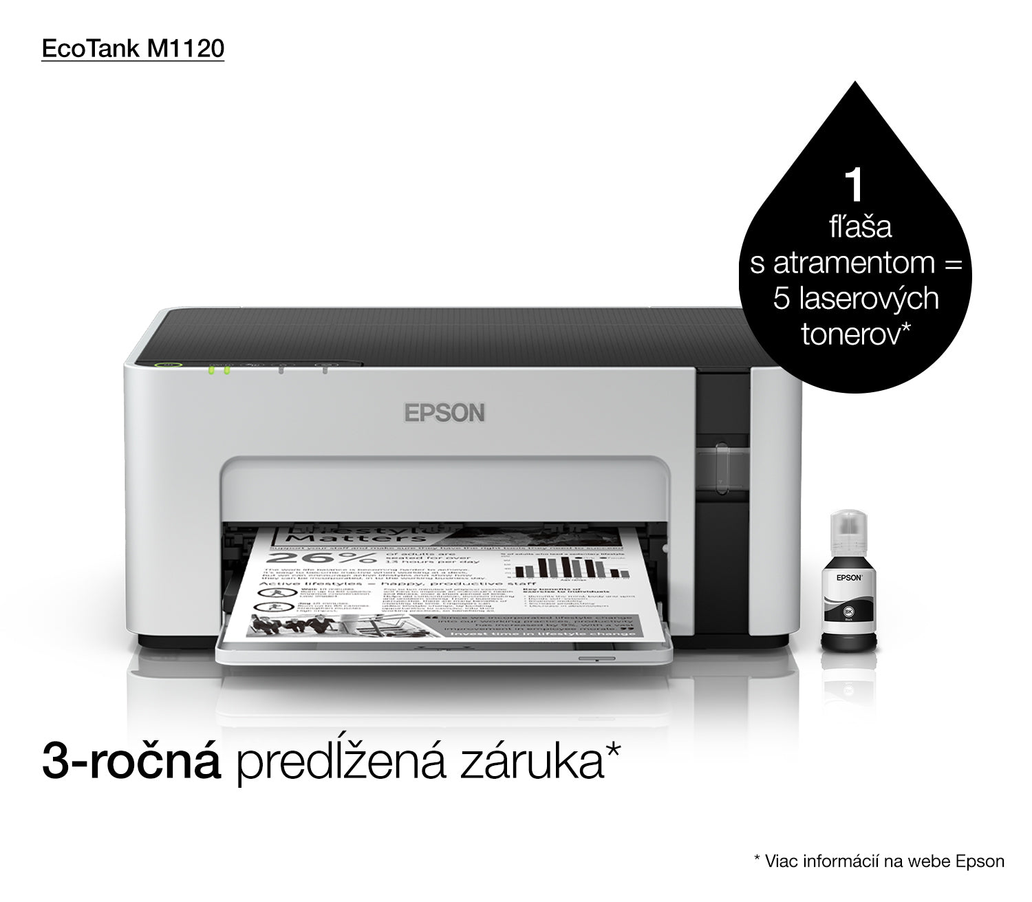 Epson EcoTank M1120 imprimante jets d'encres 1440 x 720 DPI A4 Wifi