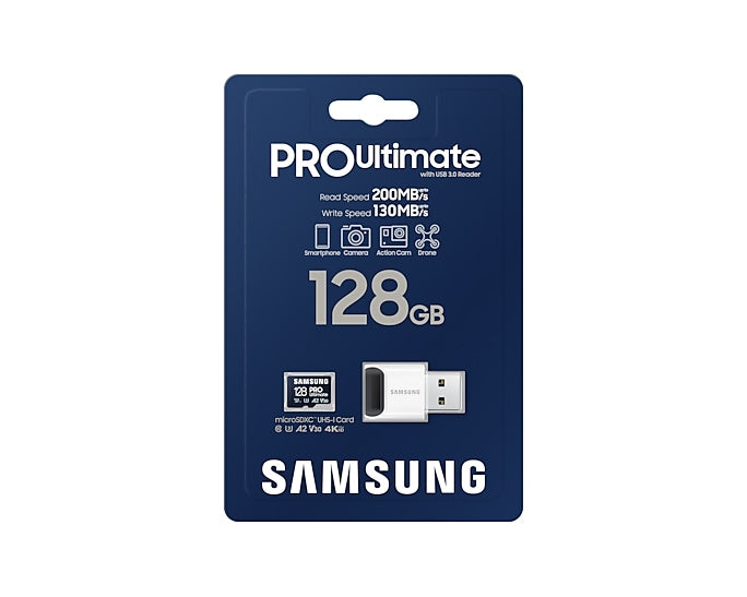 Samsung MB-MY128SB/WW mémoire flash 128 Go MicroSDXC UHS-I