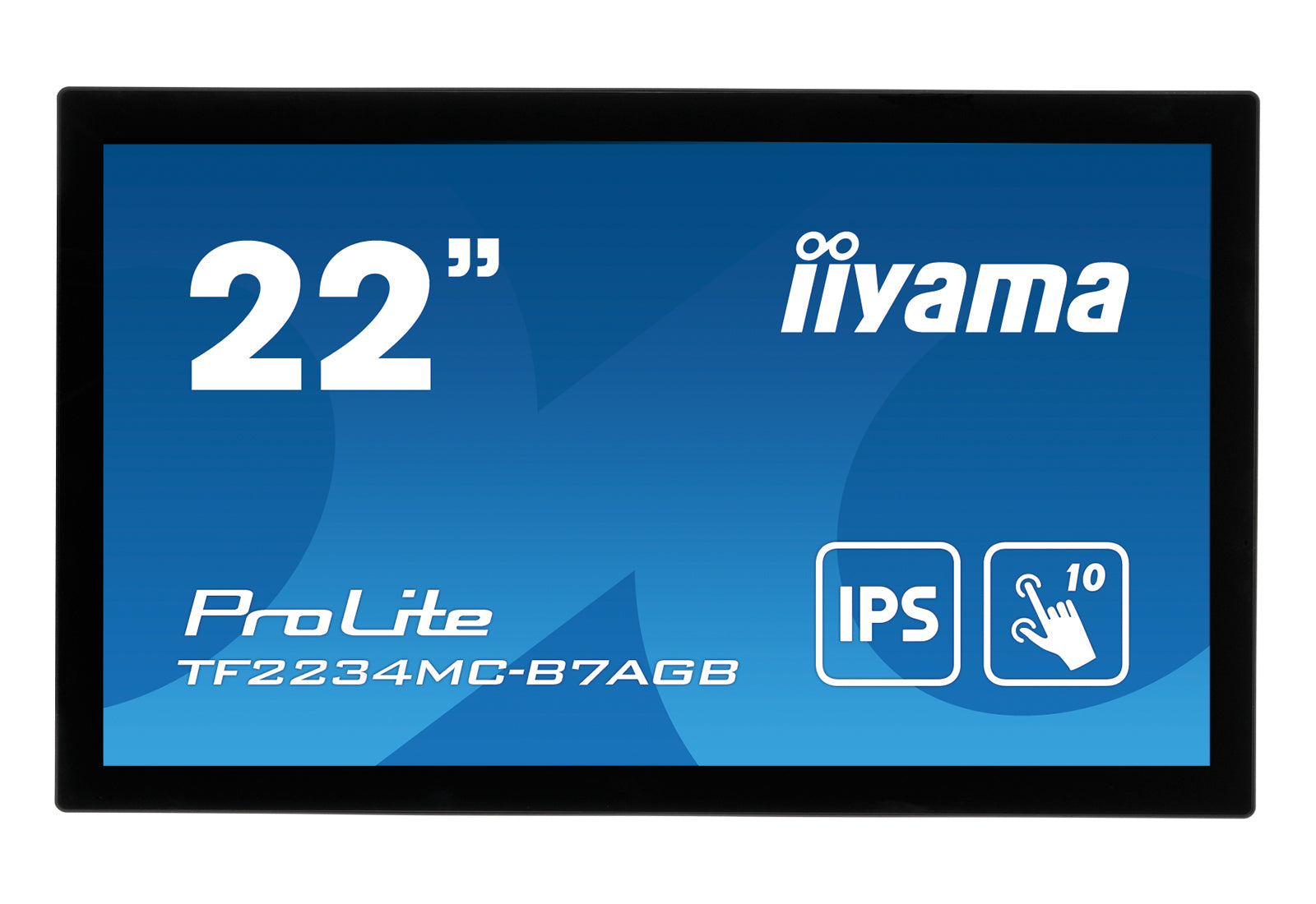 iiyama ProLite TF2234MC-B7AGB écran plat de PC 54,6 cm (21.5") 1920 x 1080 pixels Full HD LED Écran tactile Multi-utilisateur Noir