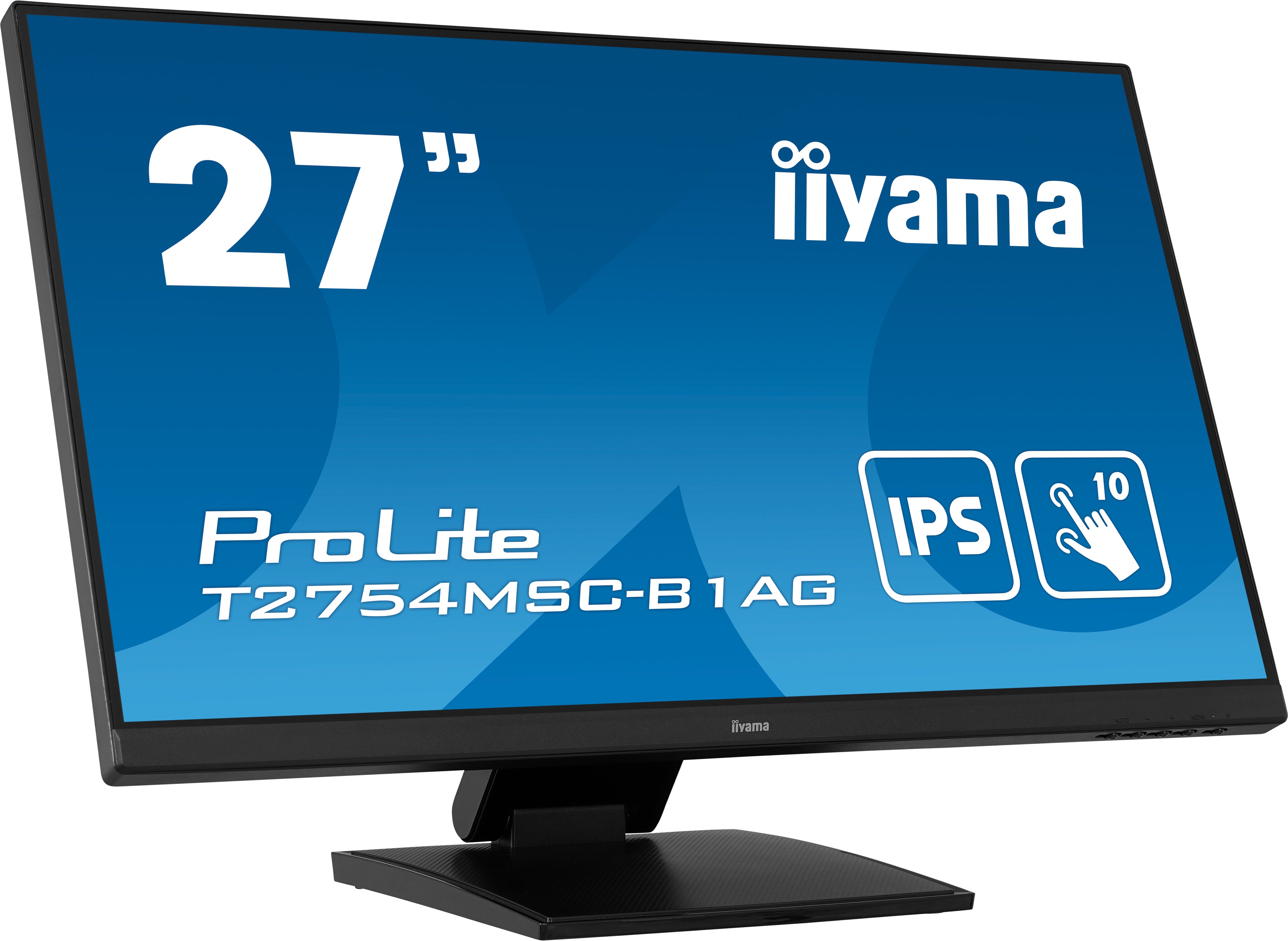 iiyama ProLite T2754MSC-B1AG écran plat de PC 68,6 cm (27") 1920 x 1080 pixels Full HD LED Écran tactile Multi-utilisateur Noir
