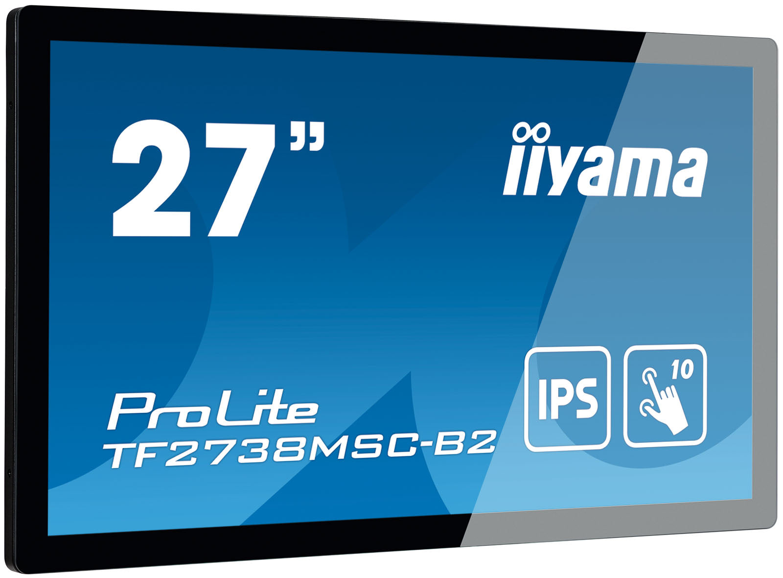 iiyama ProLite TF2738MSC-B2 écran plat de PC 68,6 cm (27") 1920 x 1080 pixels Full HD LED Écran tactile Multi-utilisateur Noir