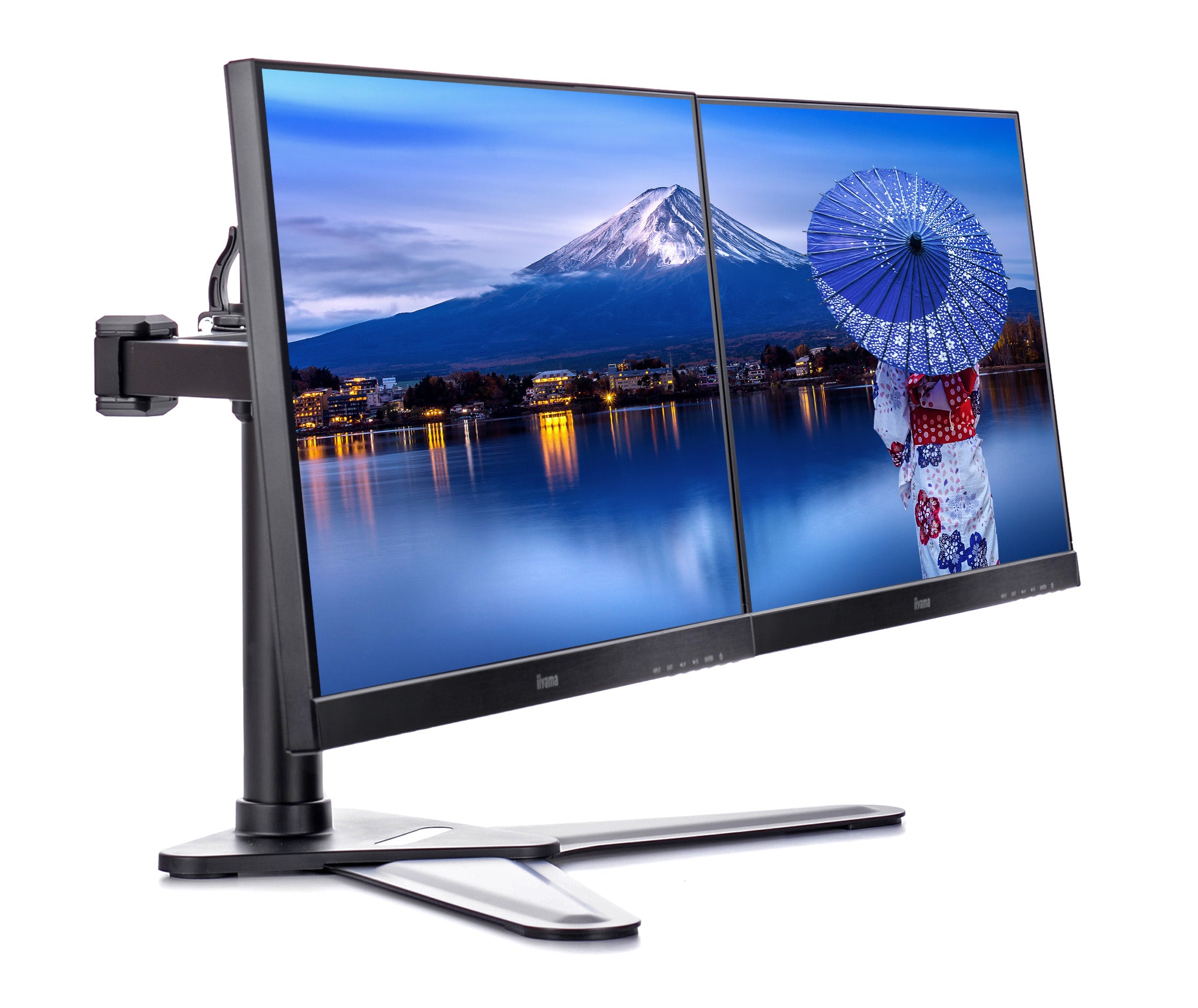 iiyama DS1002D-B1 support d'écran plat pour bureau 76,2 cm (30") Noir