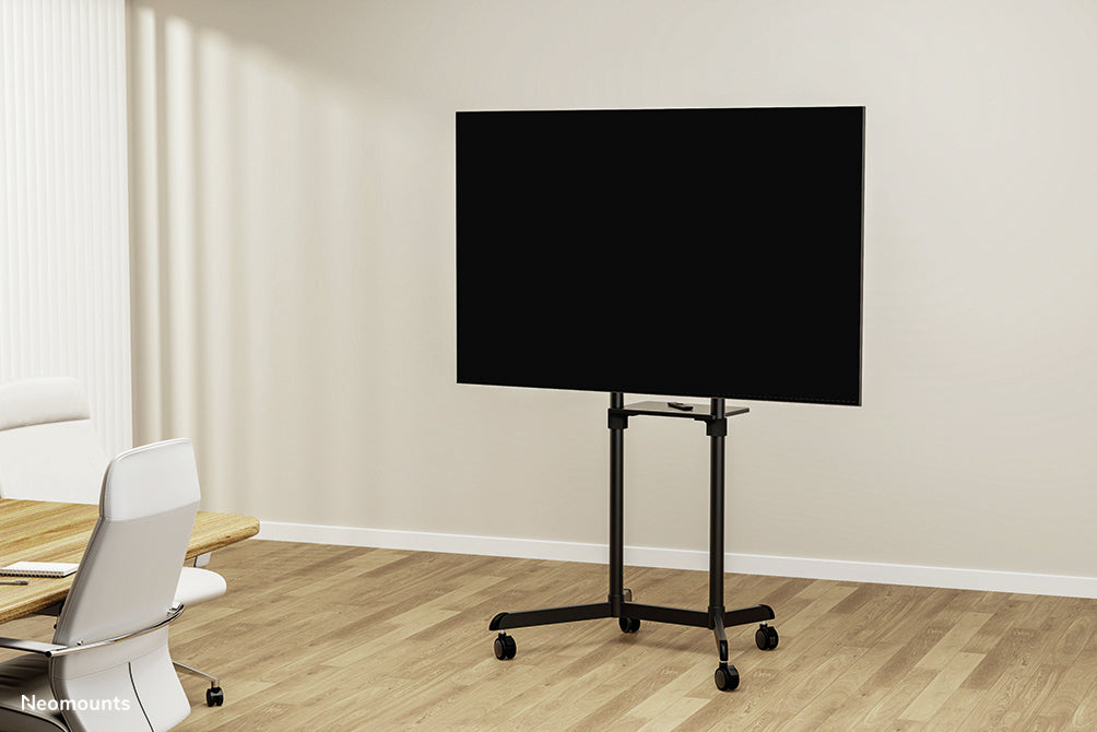 Neomounts NS-M1250BLACK Support au sol pour écran 37-70" - rotatif - étagère multimédia incluse