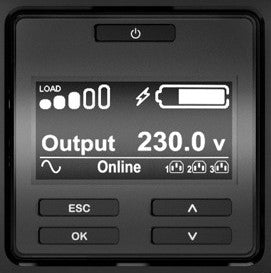 APC Smart-UPS On-Line SRT1000RMXLI-NC - 1 kW/VA, 6 sorties C13, montage en rack, NMC