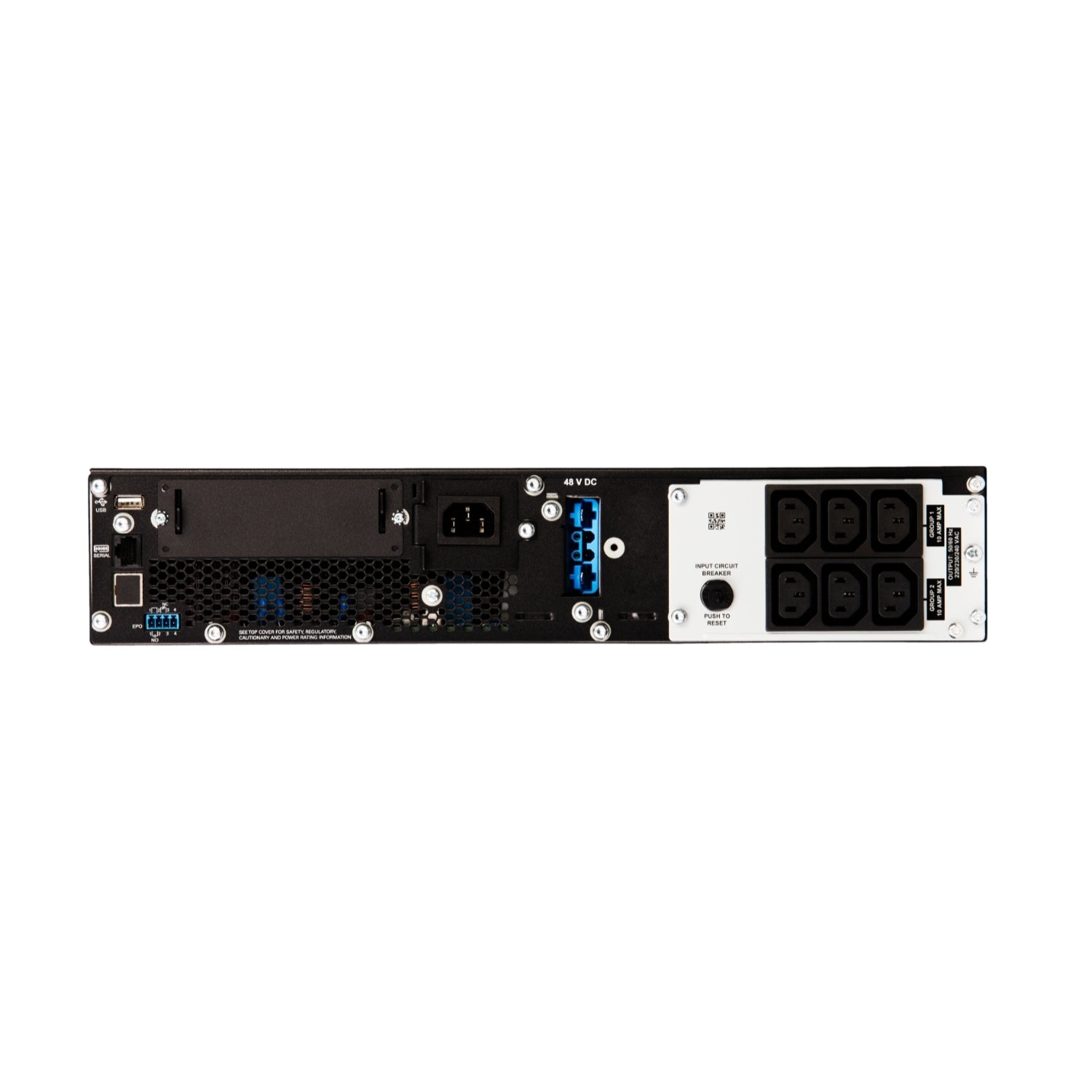 APC Smart-UPS On-Line SRT1500RMXLI-NC - 1500 VA, 6 sorties C13, montable en rack, NMC