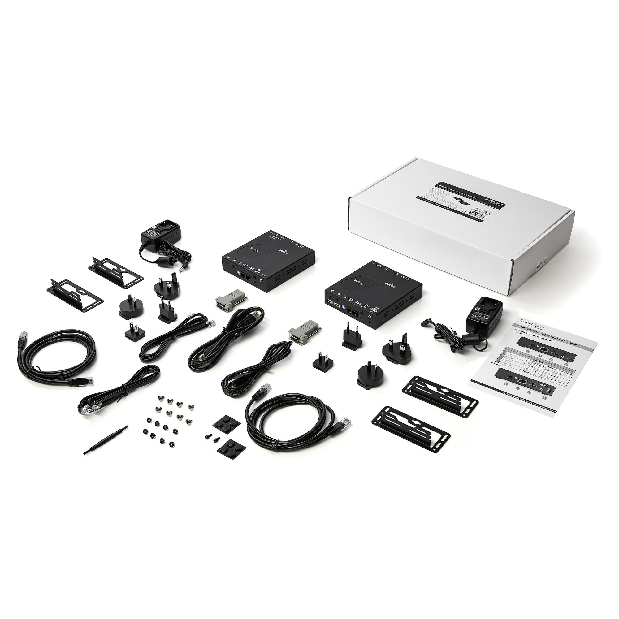 StarTech.com Extender KVM USB sur réseau IP avec vidéo HDMI 4K 30 Hz